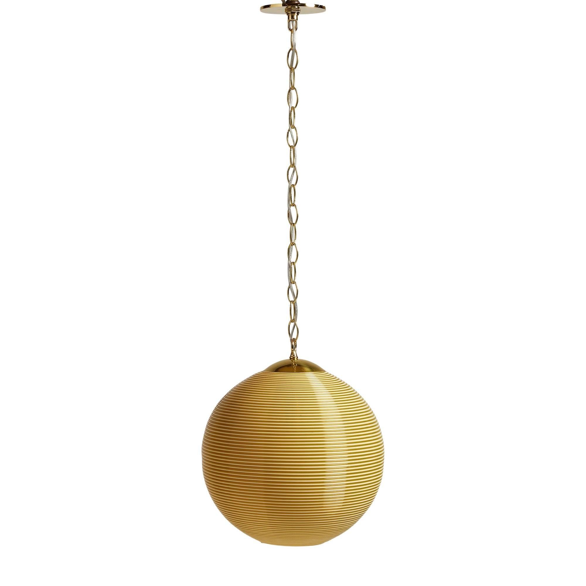 American Globe Pendant Light by Yasha Heifetz for Rotaflex For Sale