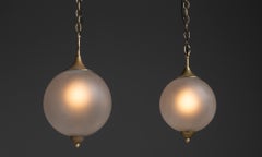 Globe Pendants, Belgium circa 1950