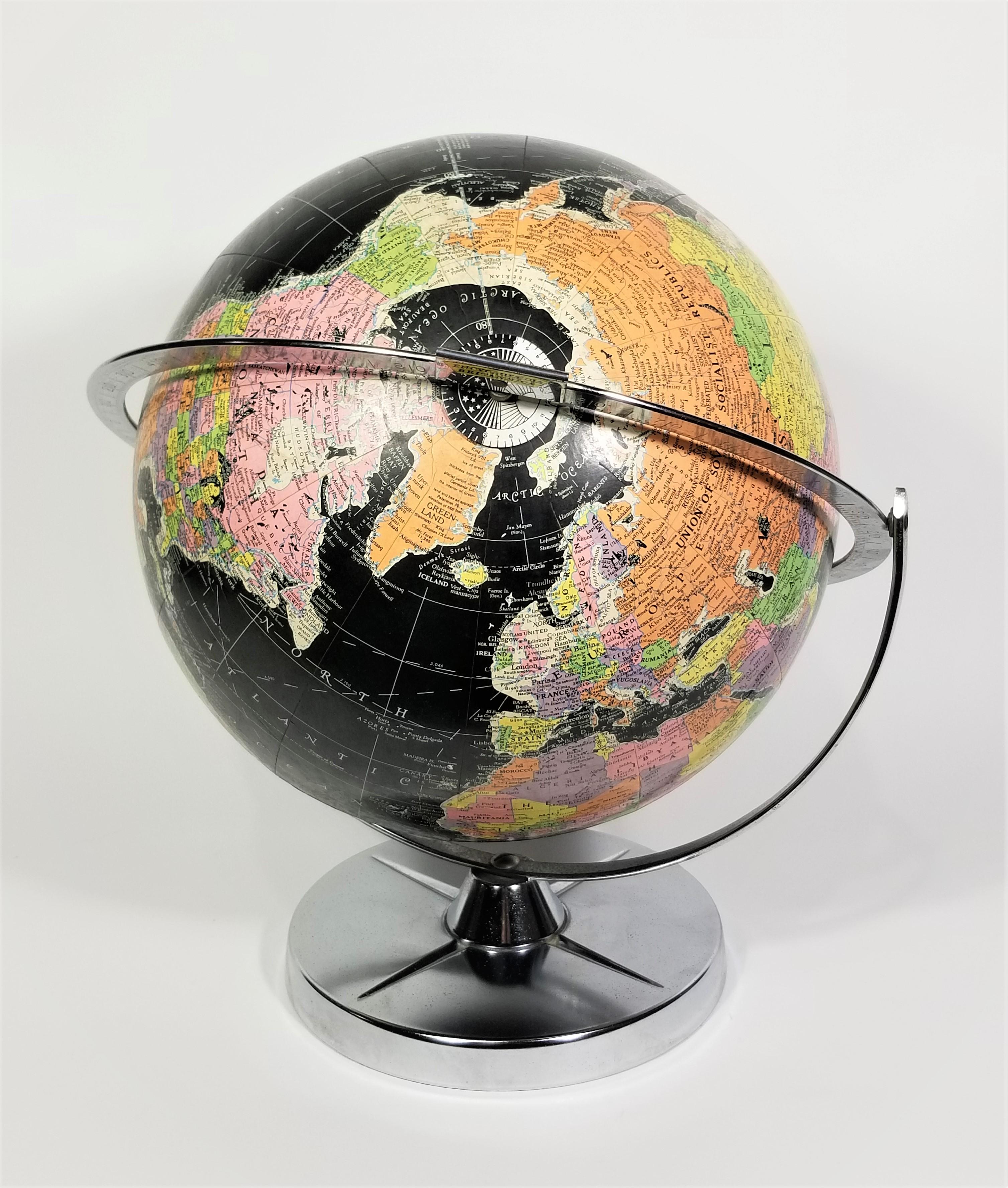 Chrome Globe Ropogle 1960s Mid Century For Sale
