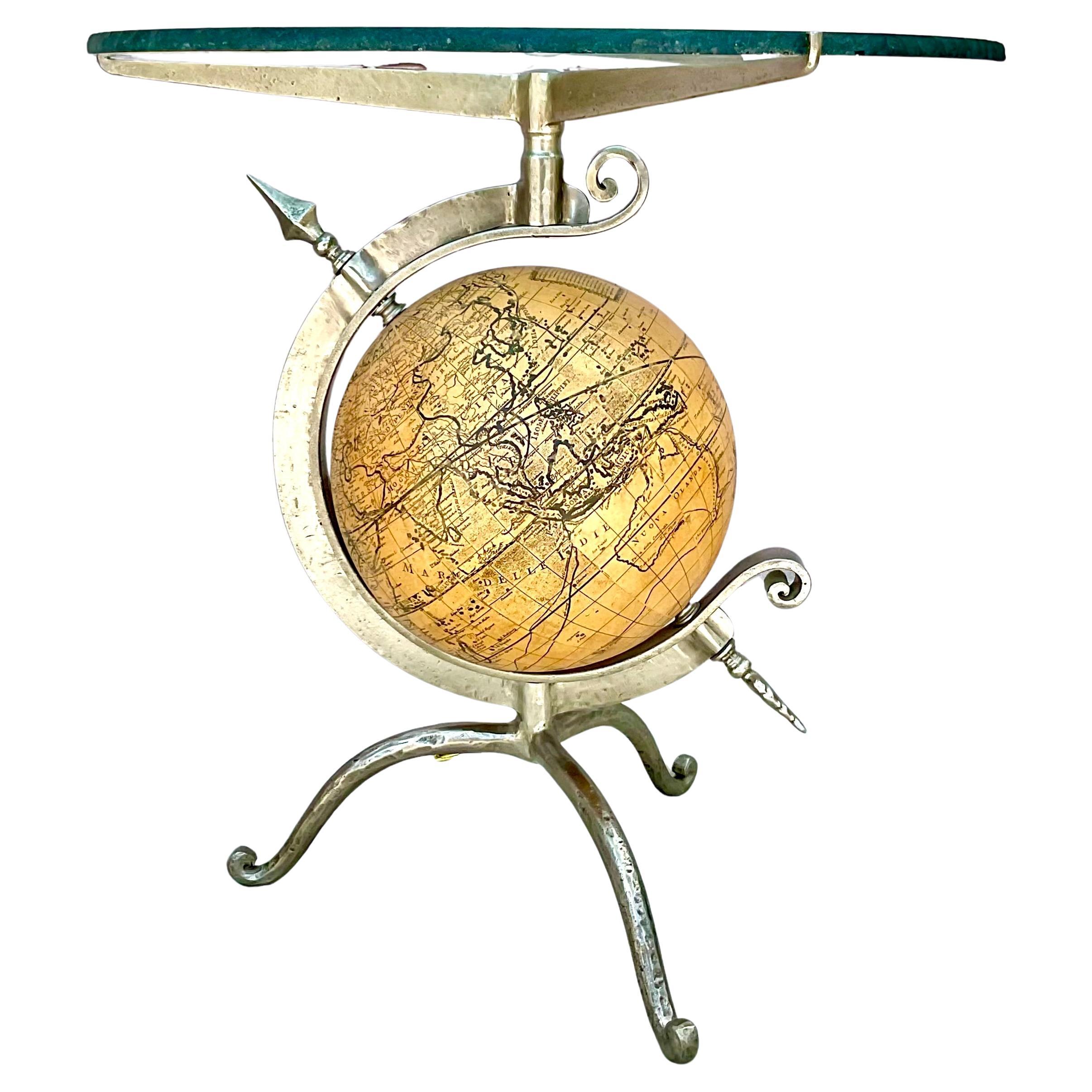 Globe Side Table, Neoclassical Style For Sale 4