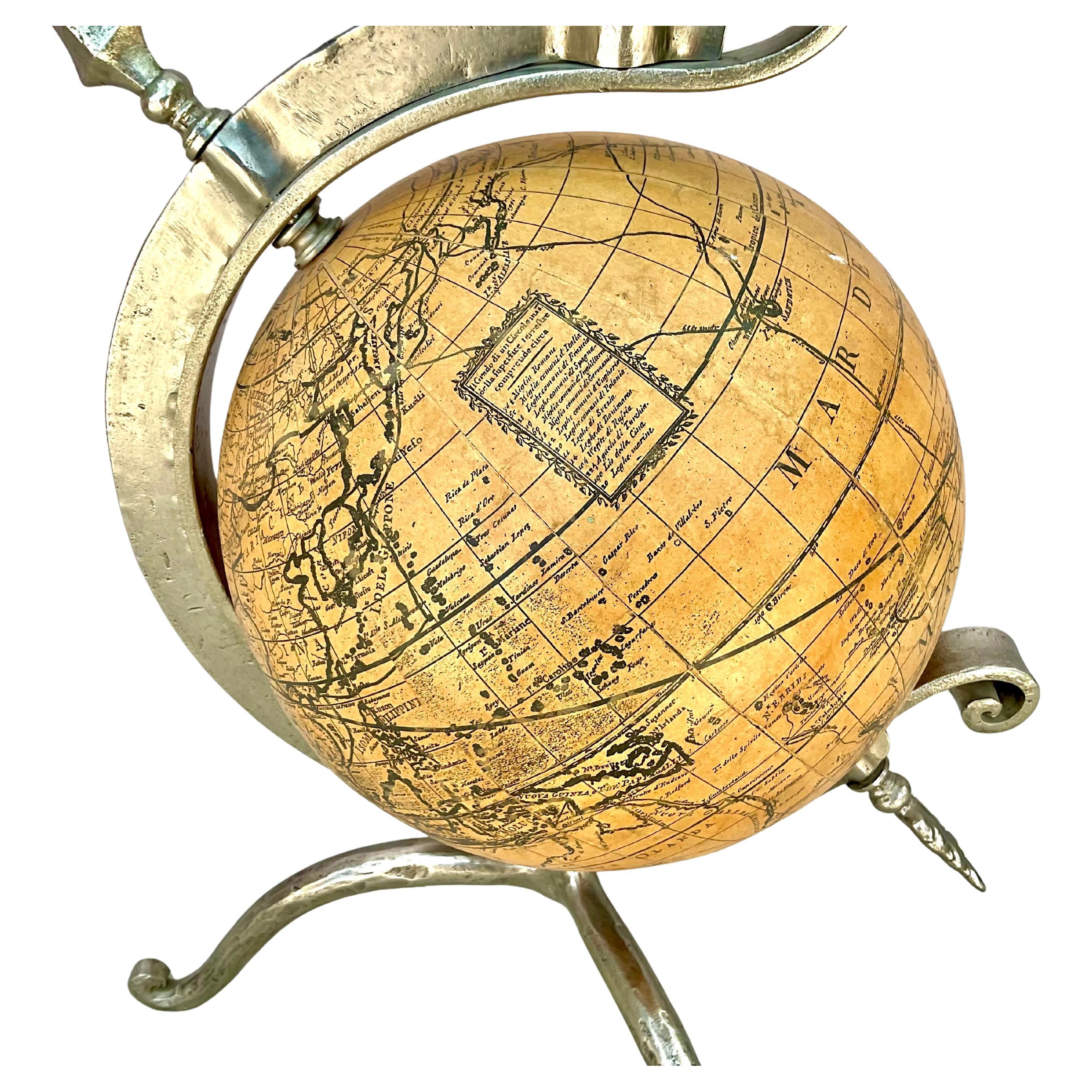 Globe Side Table, Neoclassical Style For Sale 1