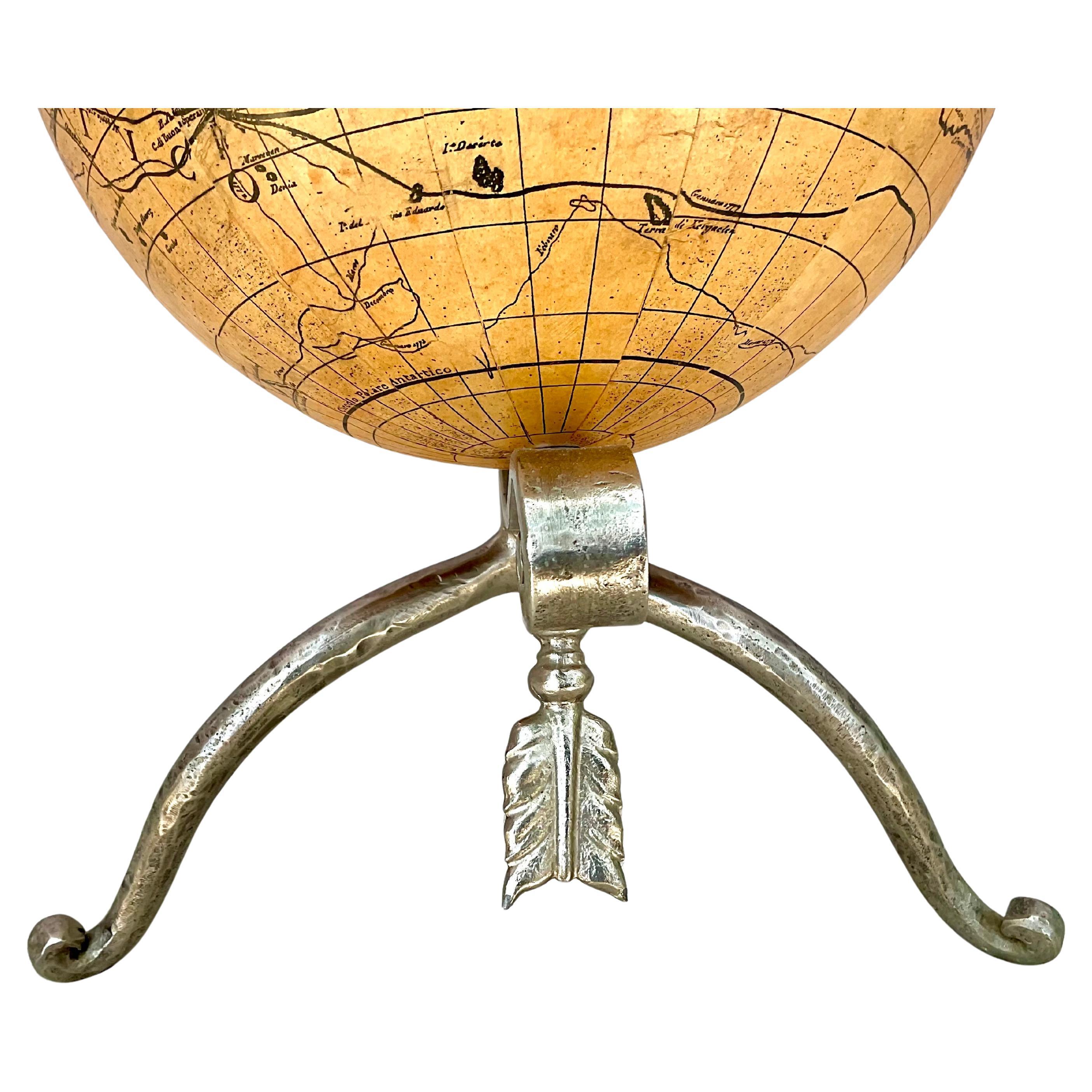 Globe Side Table, Neoclassical Style For Sale 3