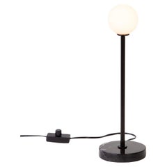 Globe Table Lamp by Research.Lighting, Black, Marble Base, LED, Dimmable
