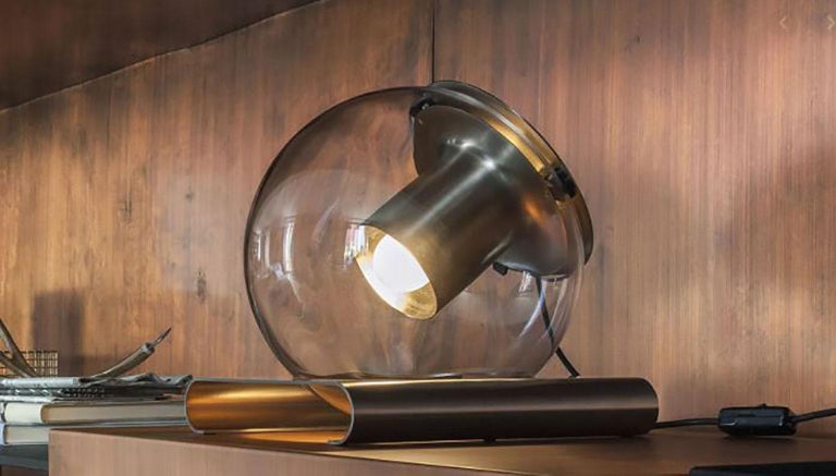 Contemporary Globe Wall Lamp by Joe Colombo for Oluce For Sale