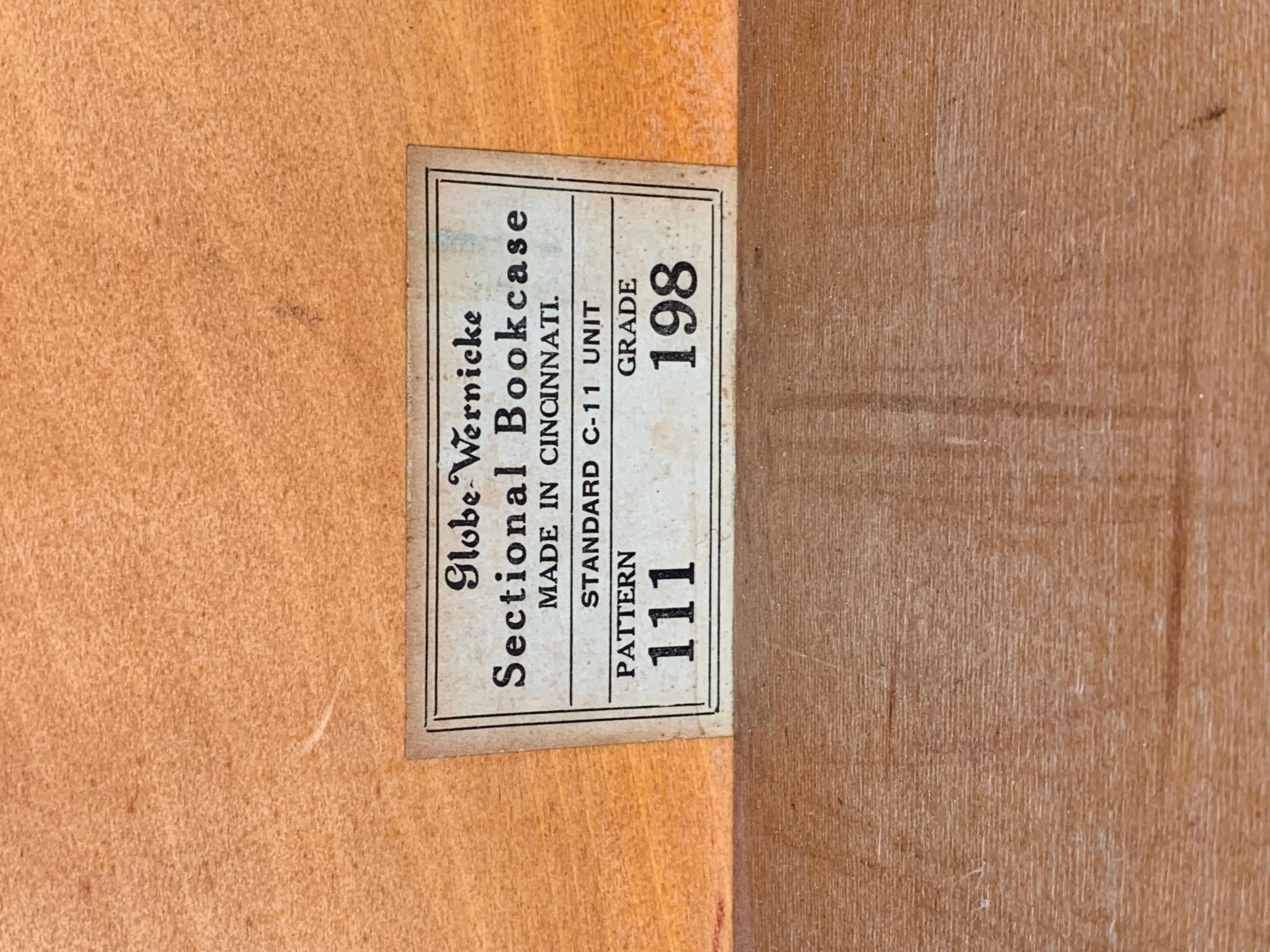 Globe Wernicke Antique Oak Four-Stack Barrister Bookcase, Circa 1900 1