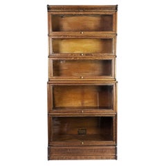 Vintage Globe & Wernicke Bookcase in fanstastic Tiger Oak