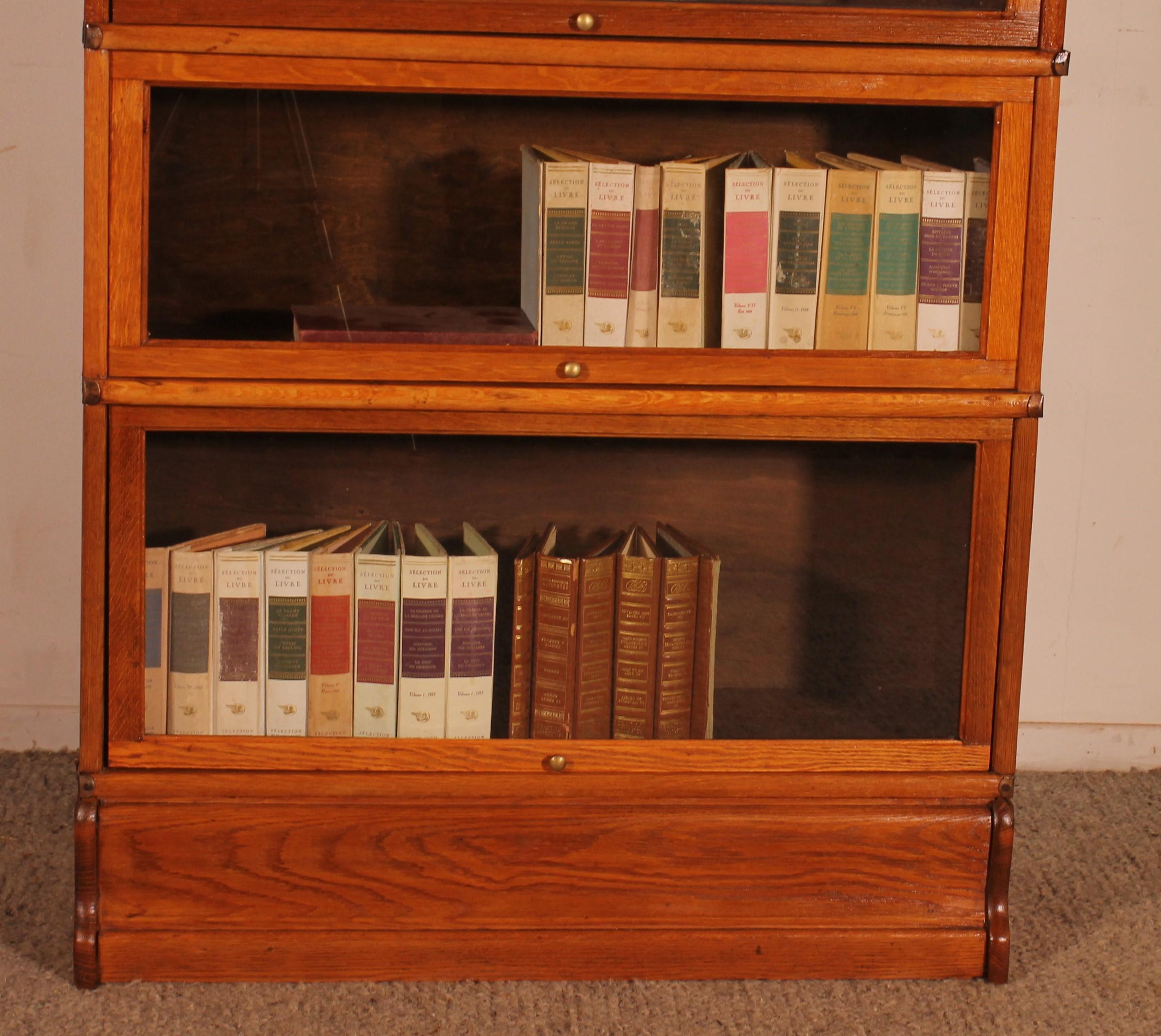 Libreria Globe Wernicke in Oak Oak con 5 Elementi in vendita 1