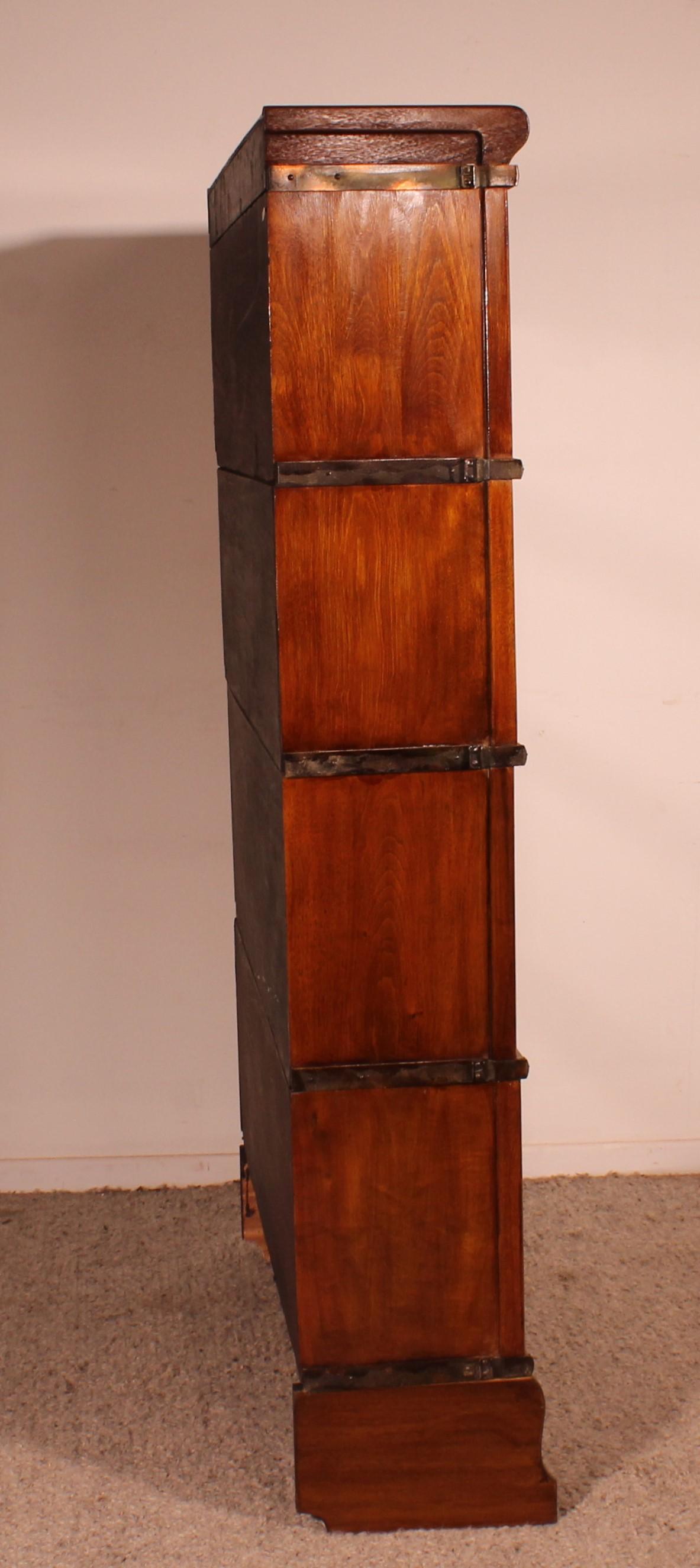 Globe Wernicke Bookcase In Mahogany Of 4 Elements For Sale 5