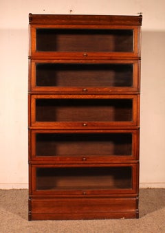 Bibliothèque Globe Wernicke en Oak, 5 éléments