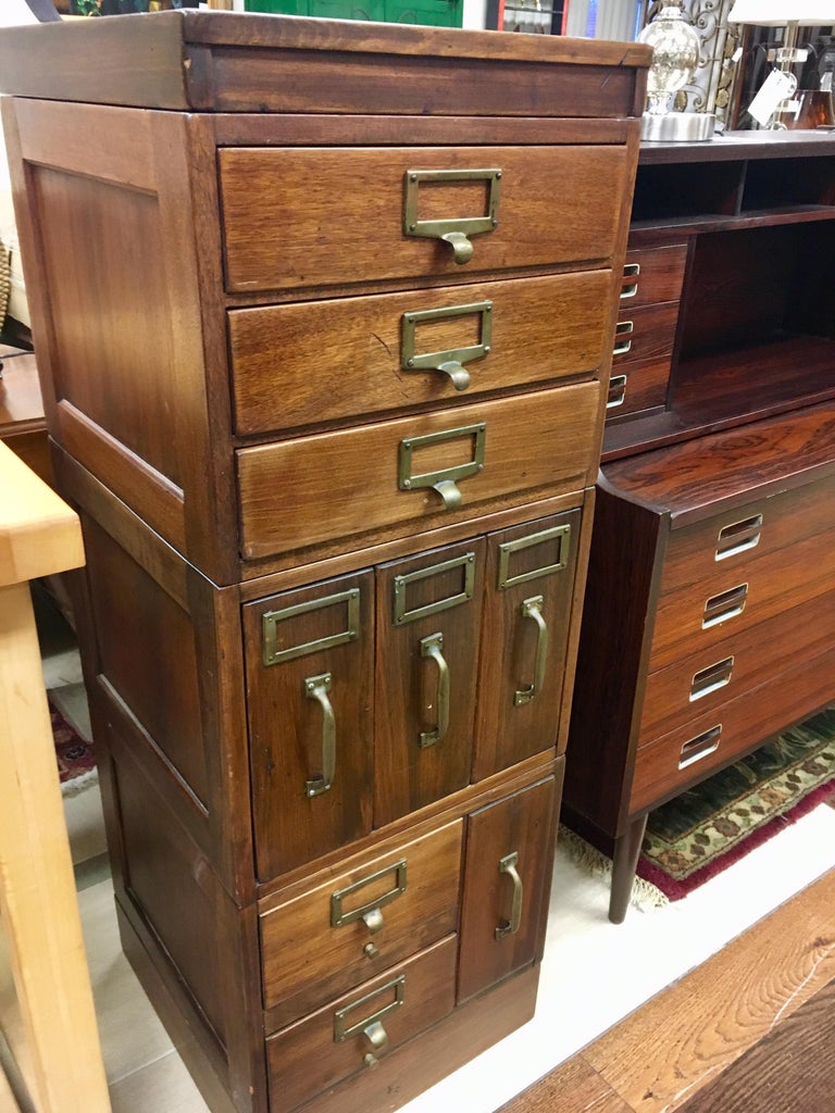 Globe Wernicke Company Signed Antique File Cabinet 1926 ...