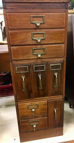 Globe Wernicke Company Signed Antique File Cabinet 1926 Credenza