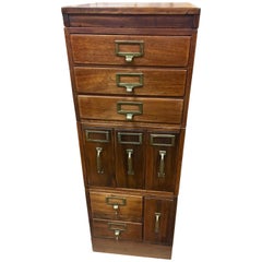 Globe Wernicke Company Signed Antique File Cabinet 1926 Credenza