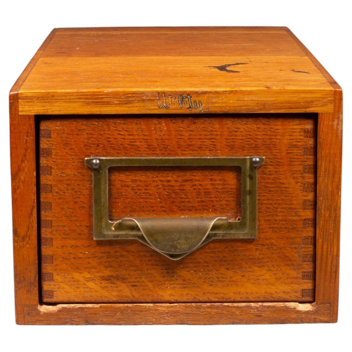 Globe-Wernicke Index Card Catalog c.1920