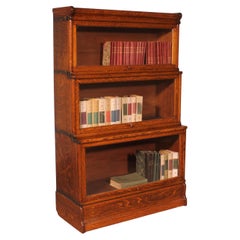 Globe Wernicke London Known As Waterfall Bookcase In Oak - 3 Elements