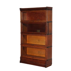 Globe Wernicke/Macey Arts & Crafts 4-Stack Oak Barrister Bookcase c1910