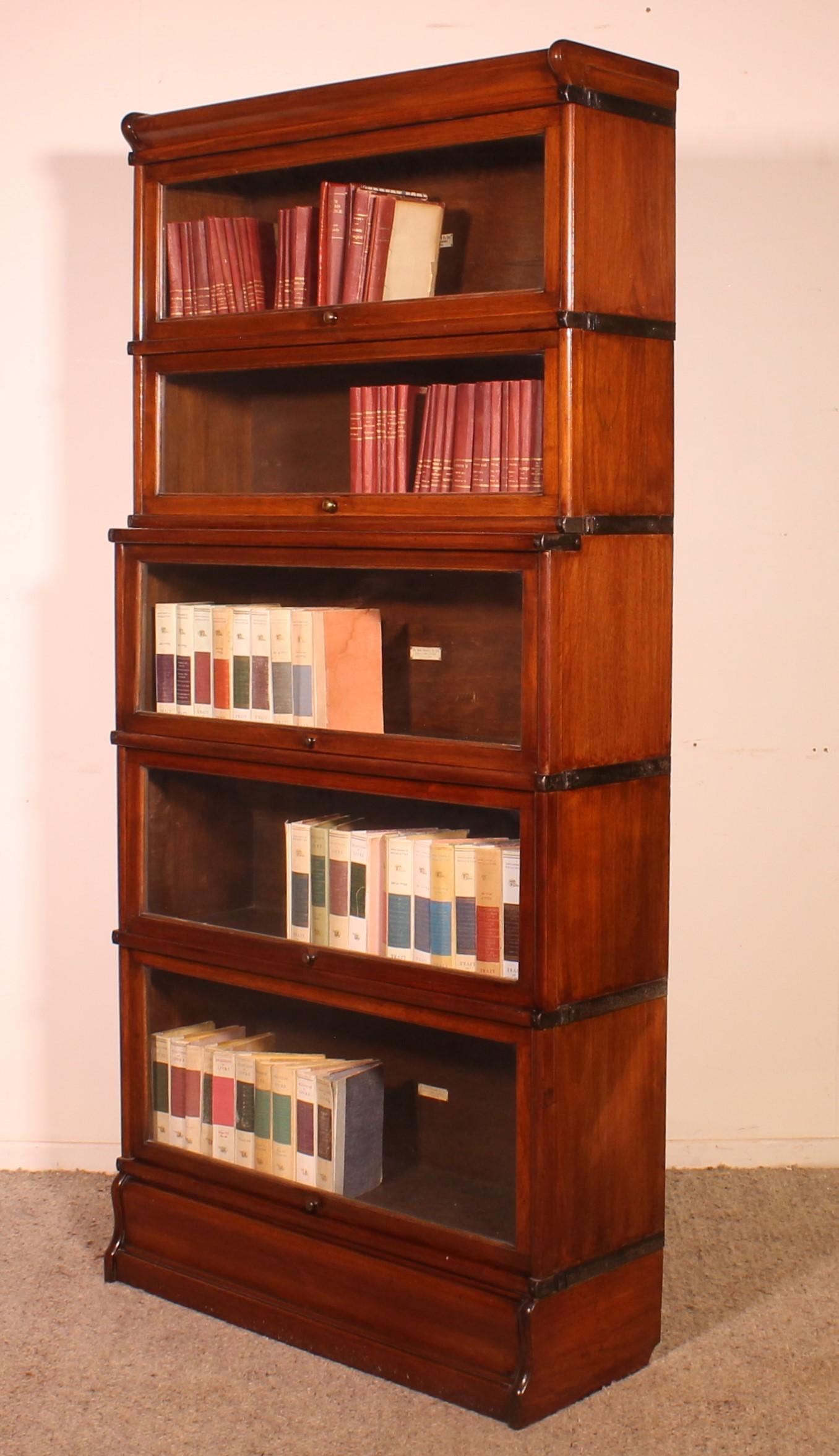 Globe Wernicke Libreria in mogano di 5 elementi in vendita 3