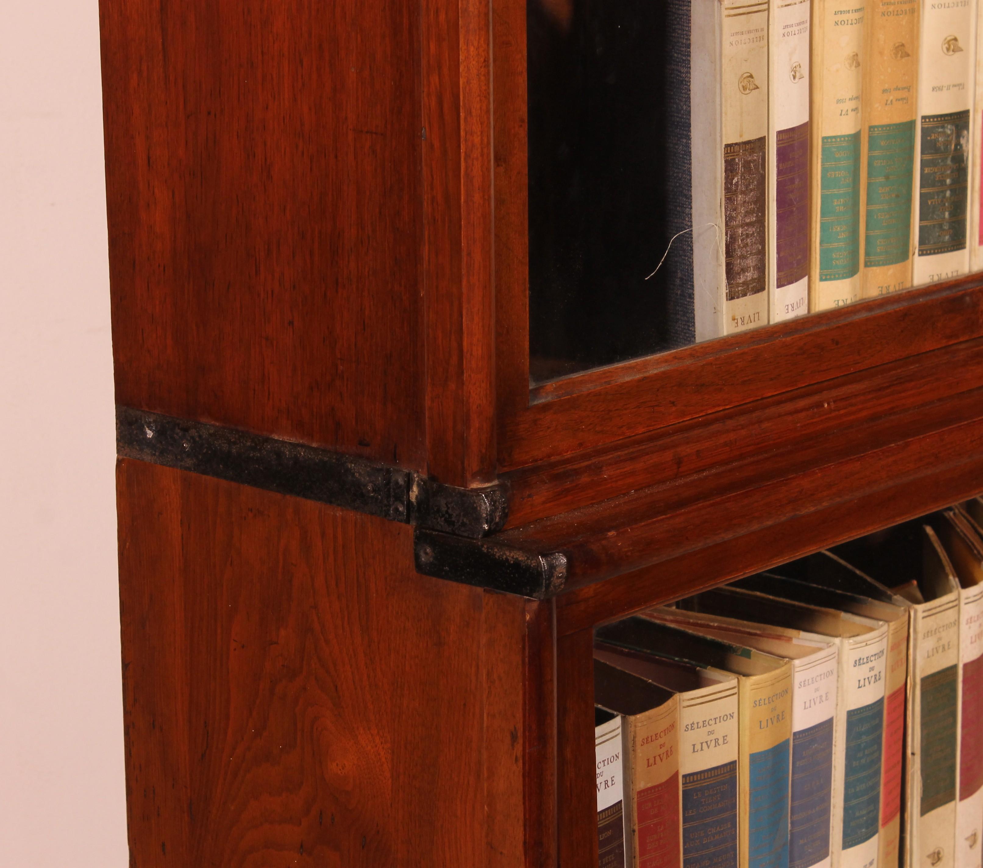 XIX secolo Globe Wernicke Libreria in mogano con 4 elementi e due parti inferiori avanzate in vendita