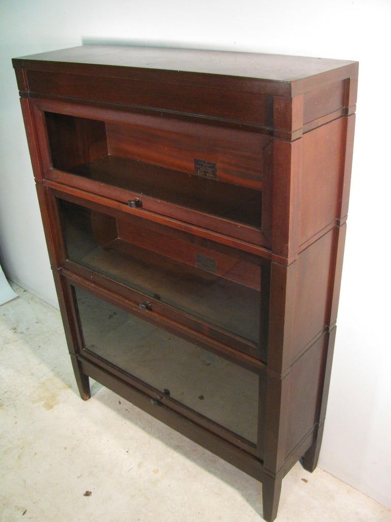 Globe Wernicke Mahogany Stacking Barrister Bookcase For ...
