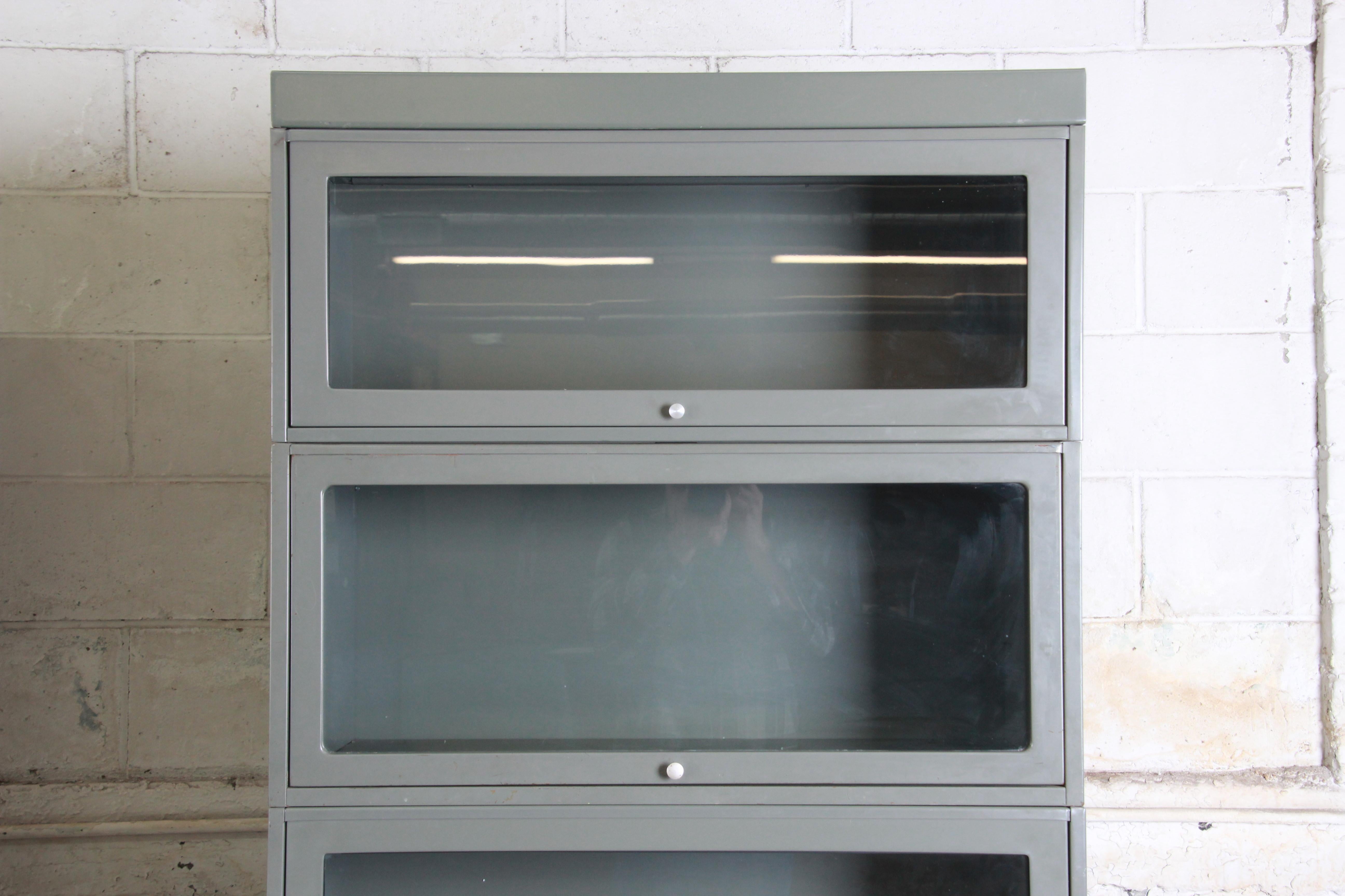 globe wernicke metal bookcase