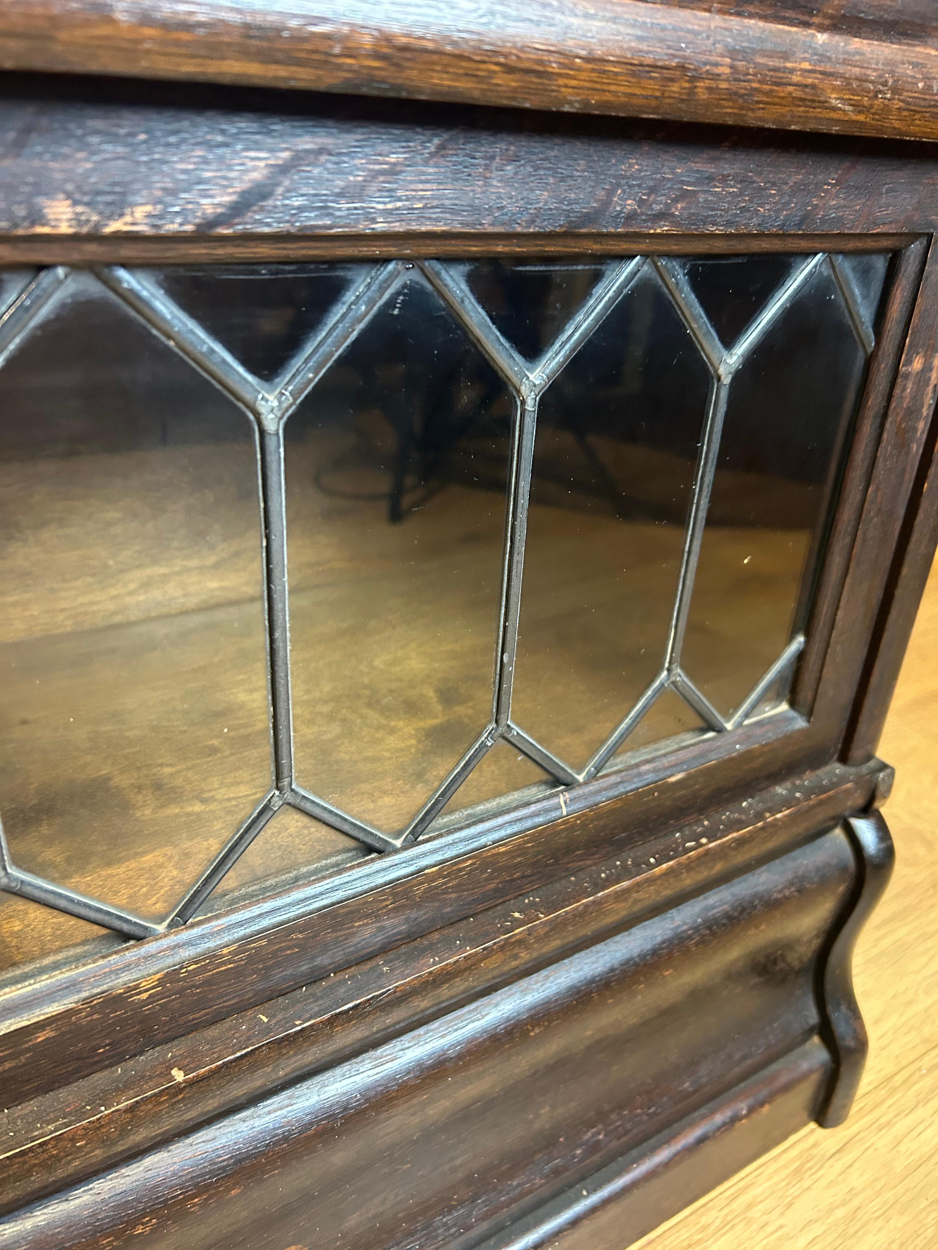 Globe Wernicke Libreria modulare a 4 piani in rovere del 1920 circa in vendita 6
