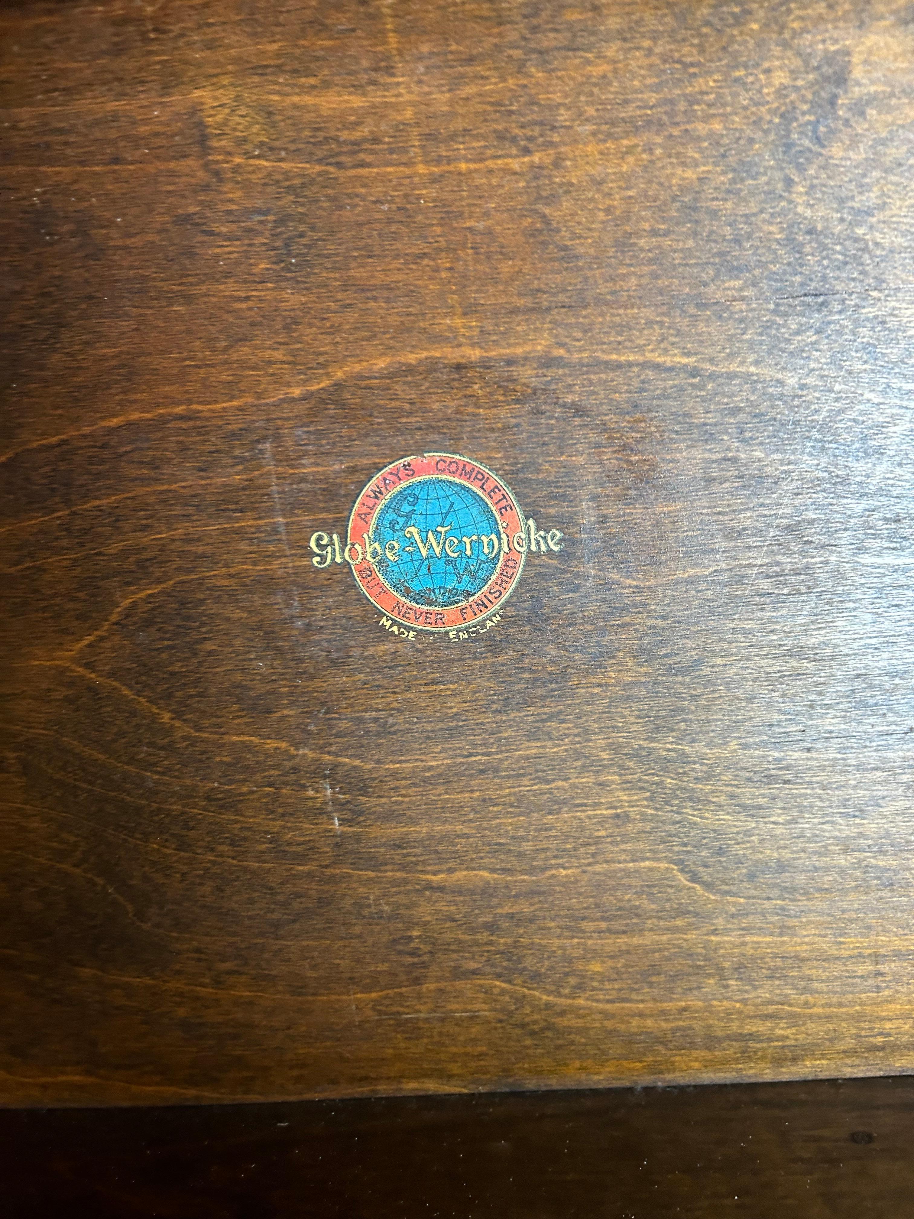 Globe Wernicke Libreria modulare a 4 piani in rovere del 1920 circa in vendita 7