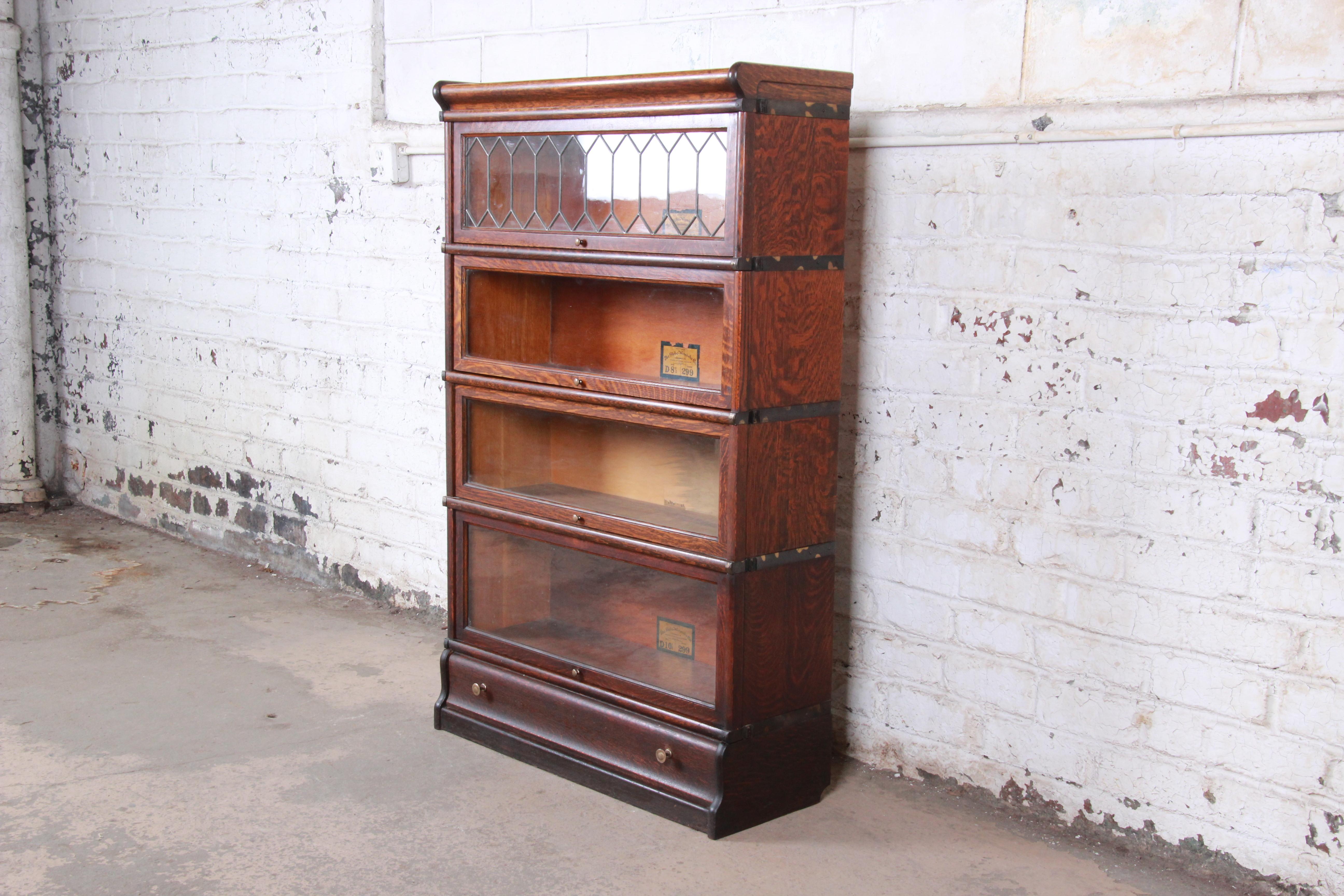 barrister bookcase with glass doors