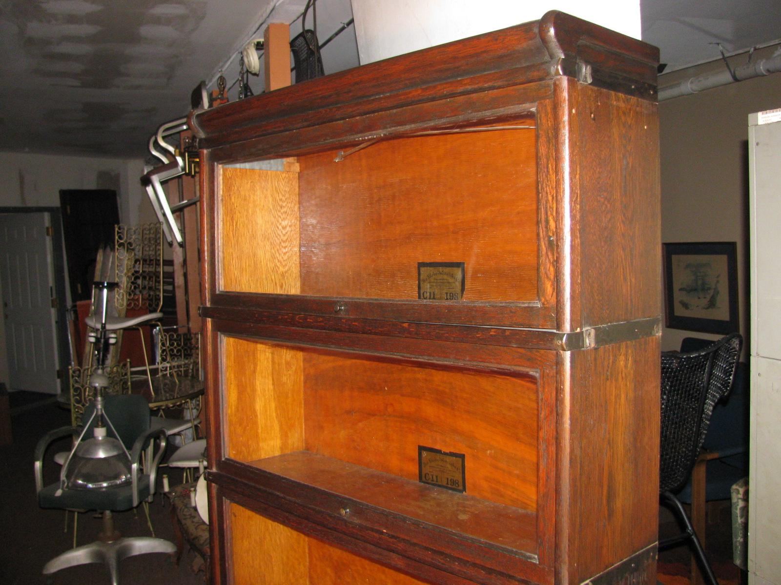 Globe Wernicke Oak Stacking Barrister Bookcase 7 Sections 3