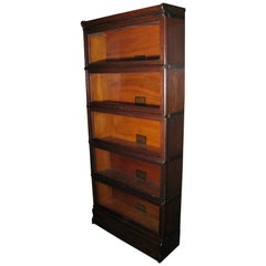 Globe Wernicke Oak Stacking Barrister Bookcase 7 Sections