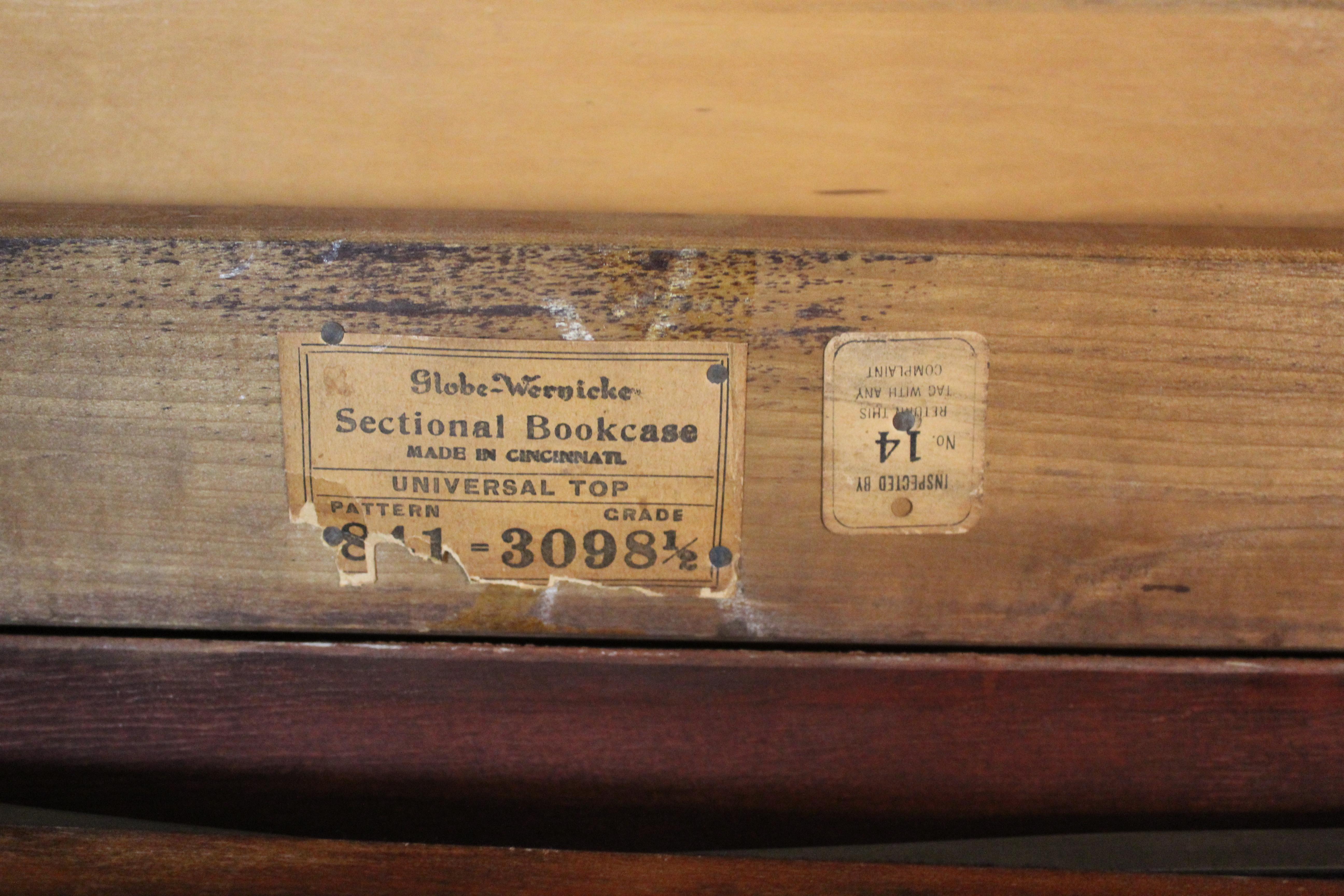 20th Century Globe Wernicke Stack Barrister For Sale