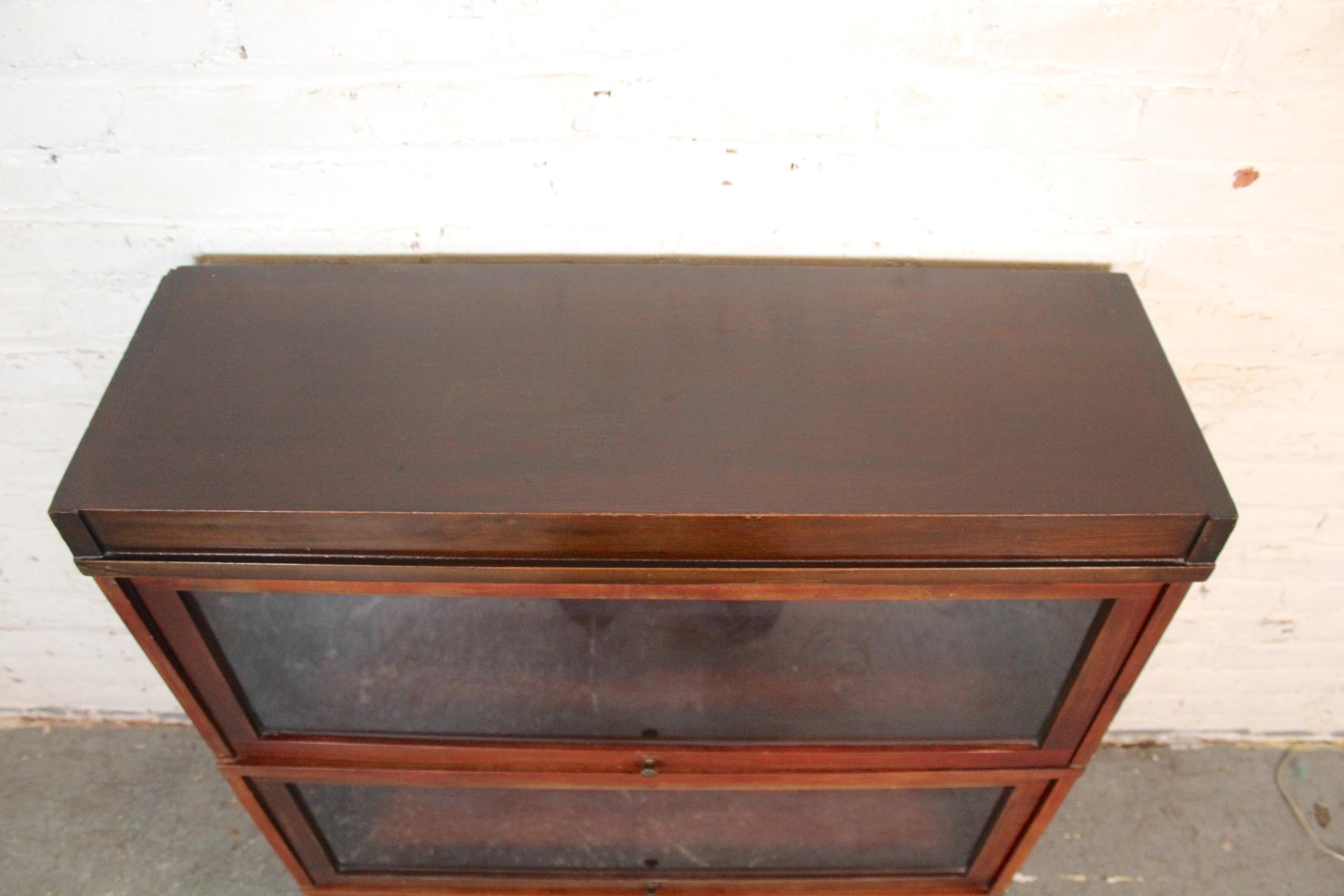 Glass Globe Wernicke Stack Barrister For Sale