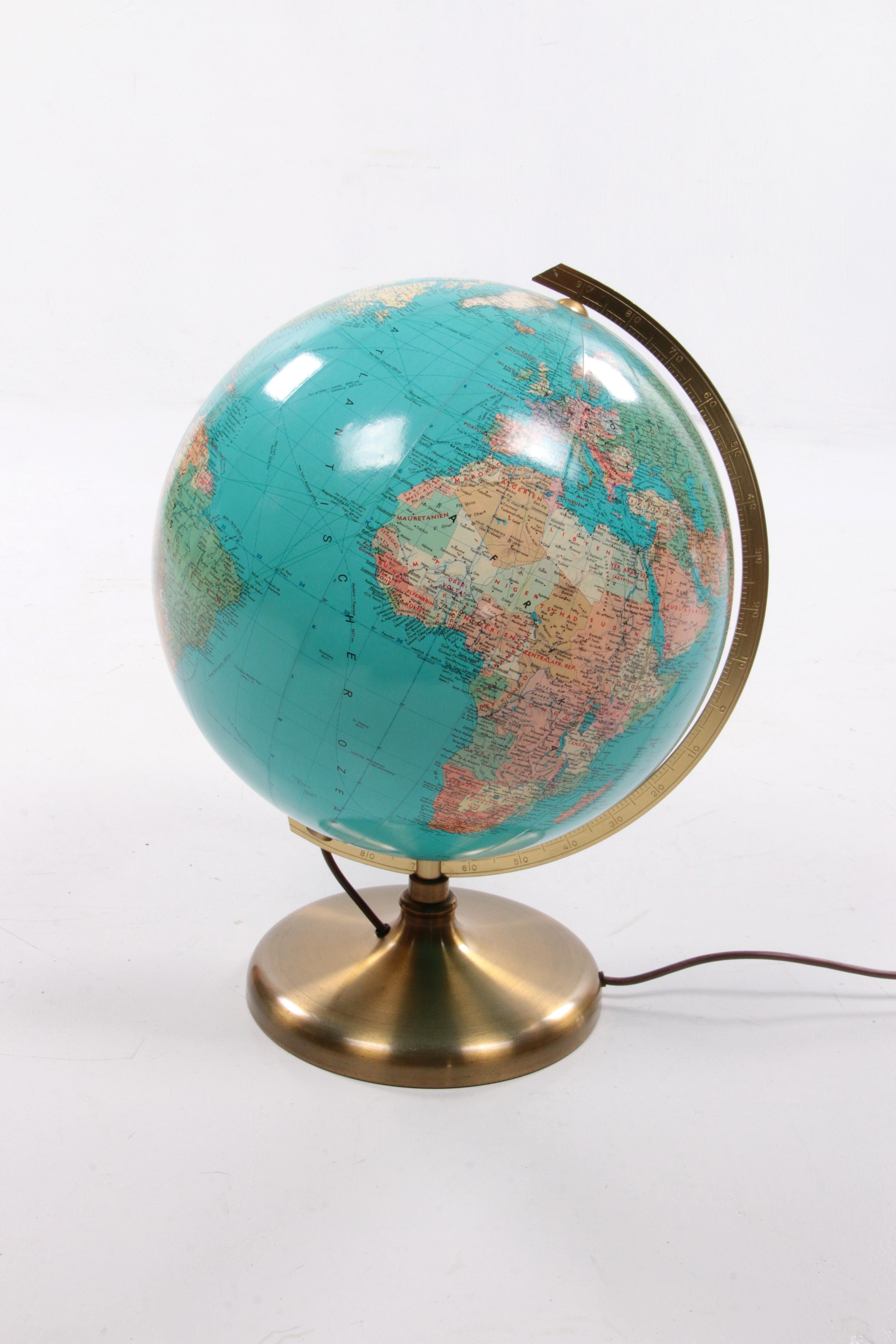 germany on a globe