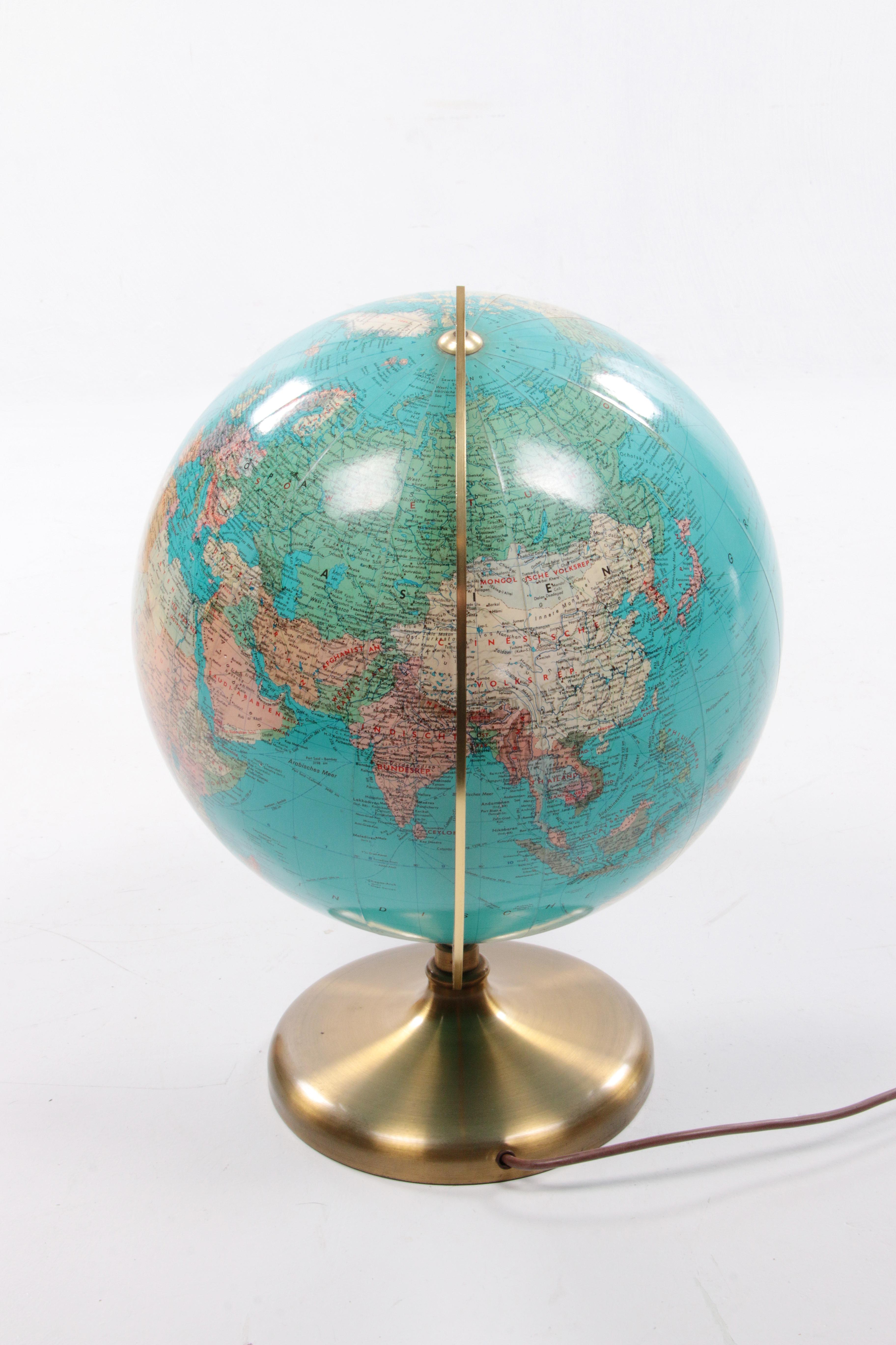 germany on globe