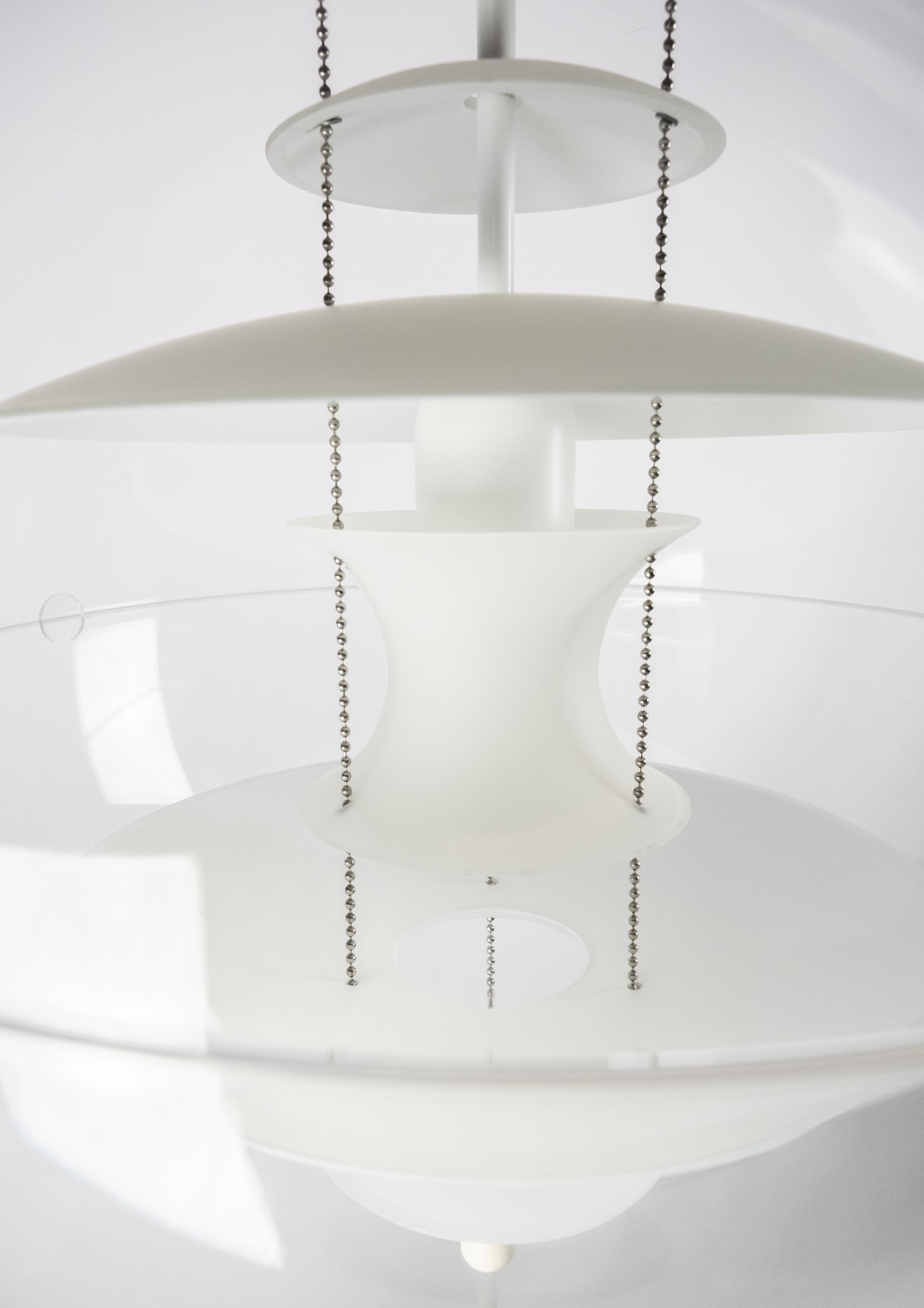 Globe with Opaline Glass Designed by Verner Panton in 1969 1