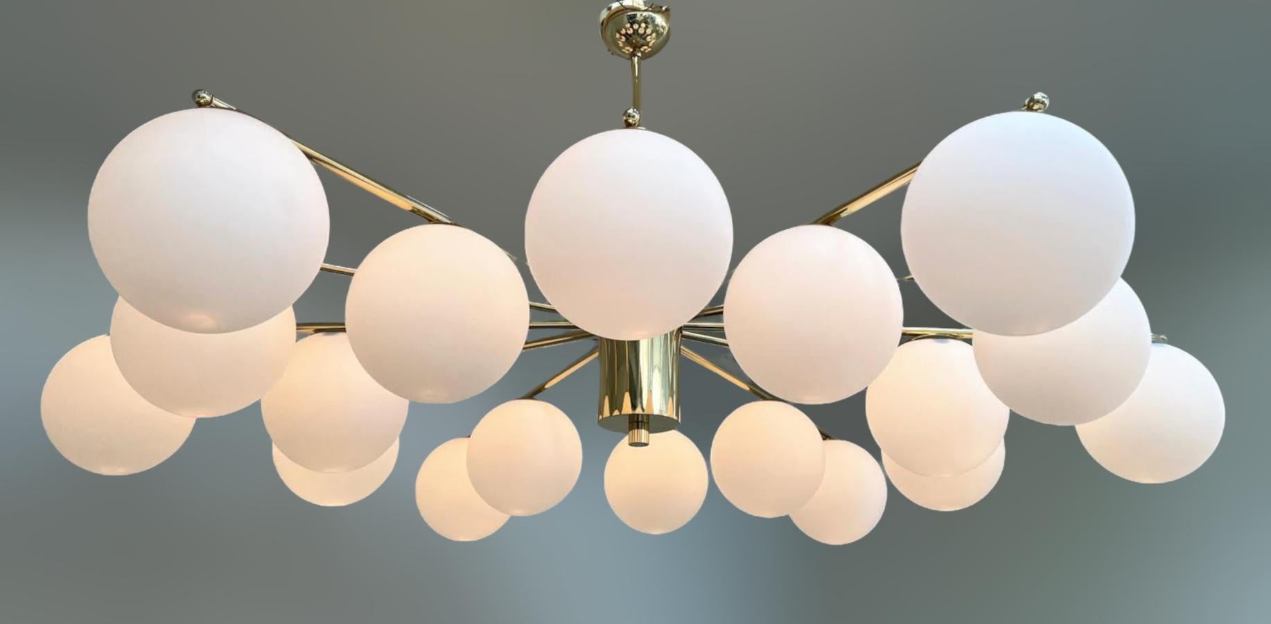 Globes Chandelier by Fabio Ltd For Sale 1