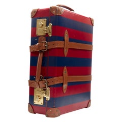 GLOBETROTTER MANOLO BLAHNIK Limited Edition red blue striped 21" trolley case