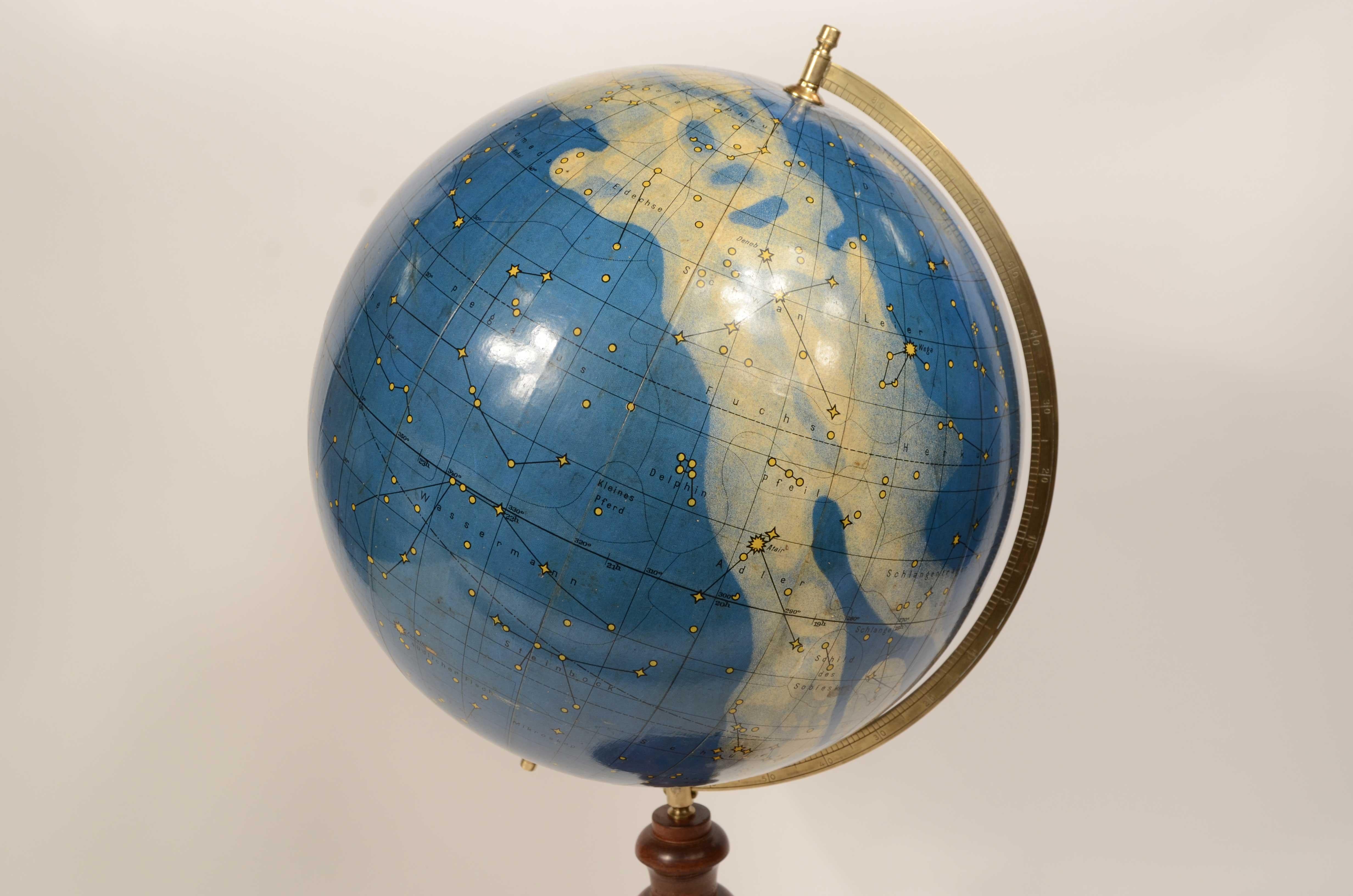 Globo celeste Columbus–Himmelglobus Kartograph C. Luther degli anni trenta im Angebot 5
