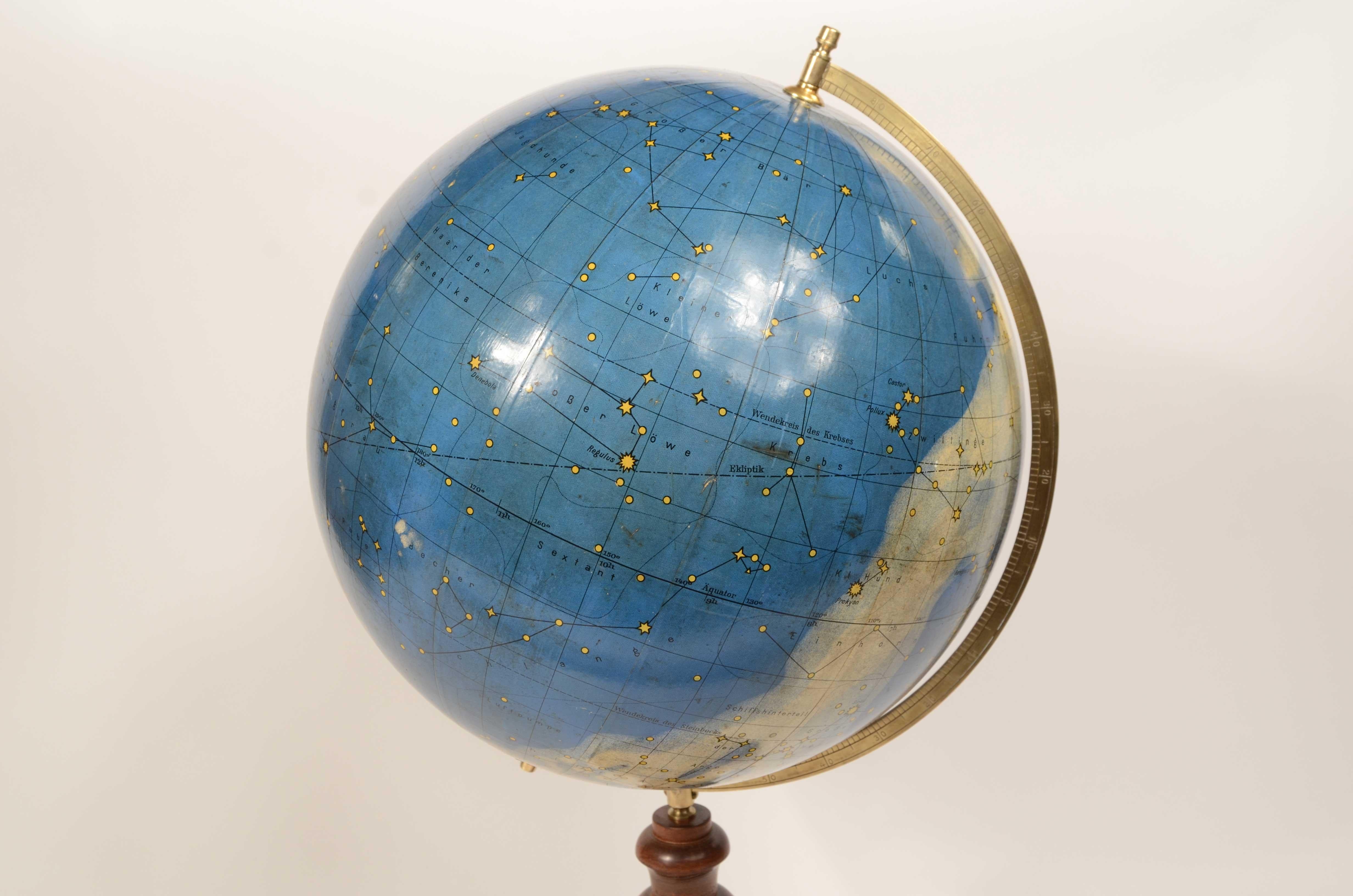Globo celeste Columbus–Himmelglobus Kartograph C. Luther degli anni trenta im Angebot 1