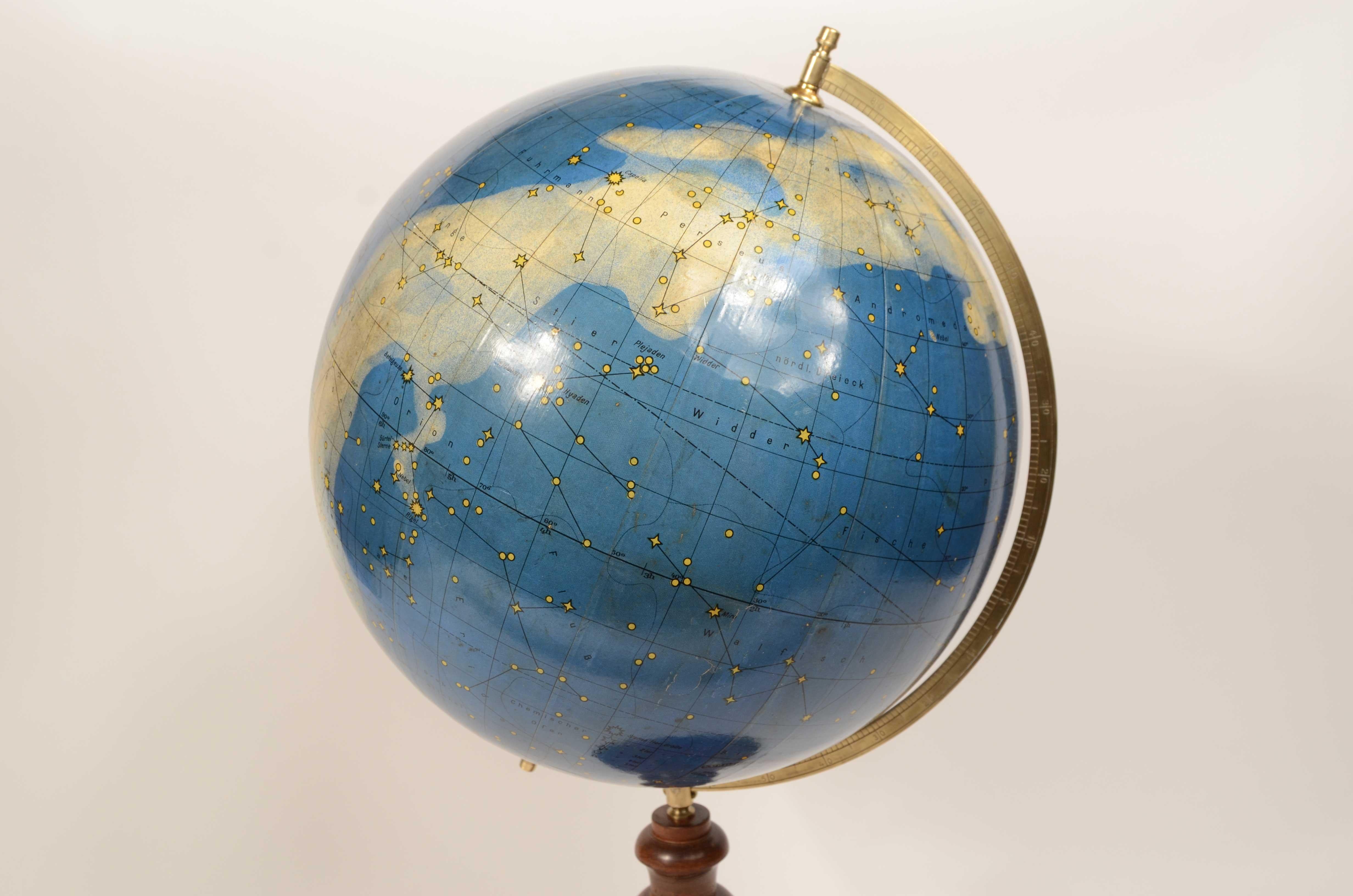 Globo celeste Columbus–Himmelglobus Kartograph C. Luther degli anni trenta im Angebot 3