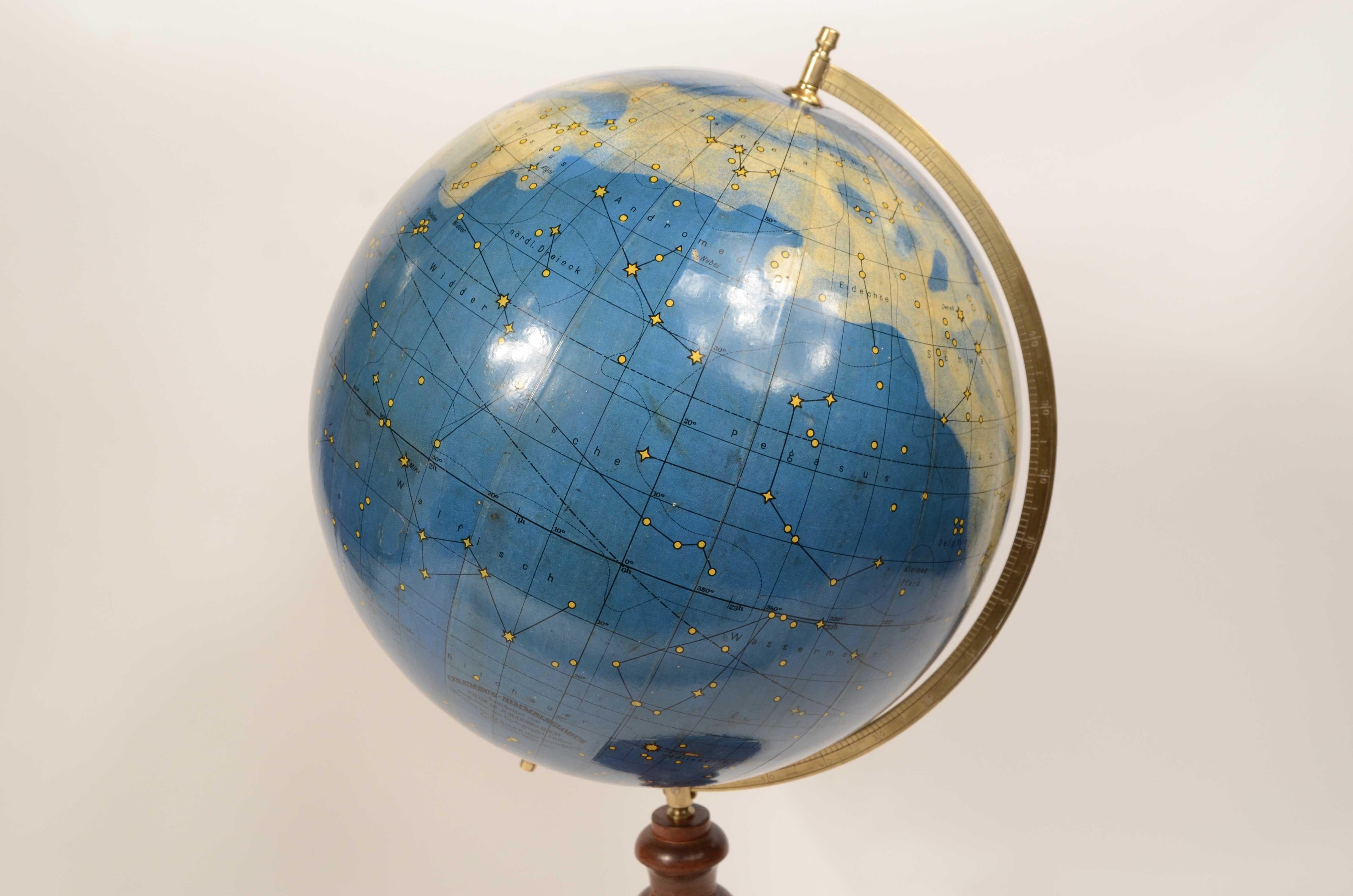 Globo celeste Columbus–Himmelglobus Kartograph C. Luther degli anni trenta im Angebot 4