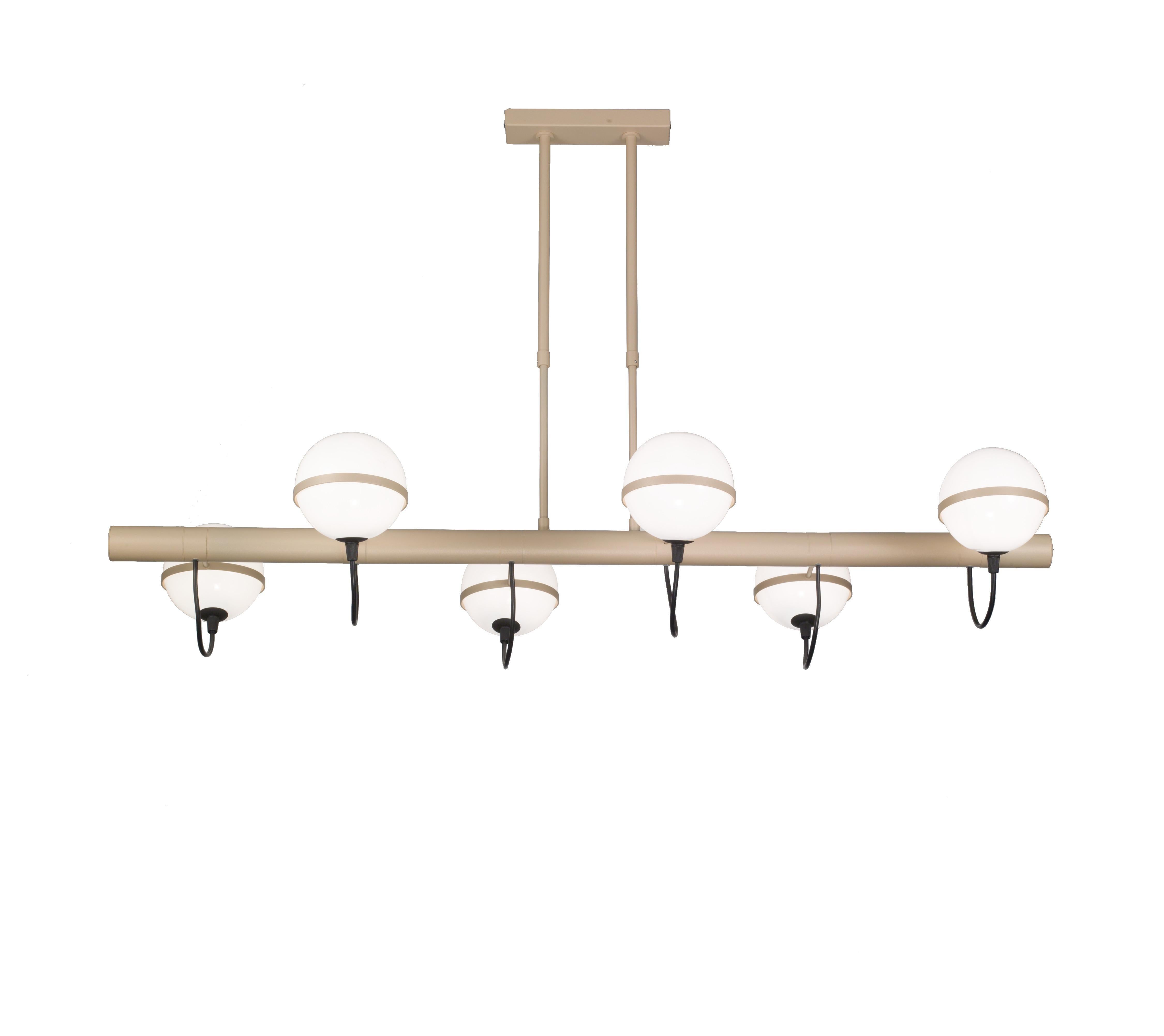 Mid-Century Modern Globo Chandelier by Fabio Ltd For Sale