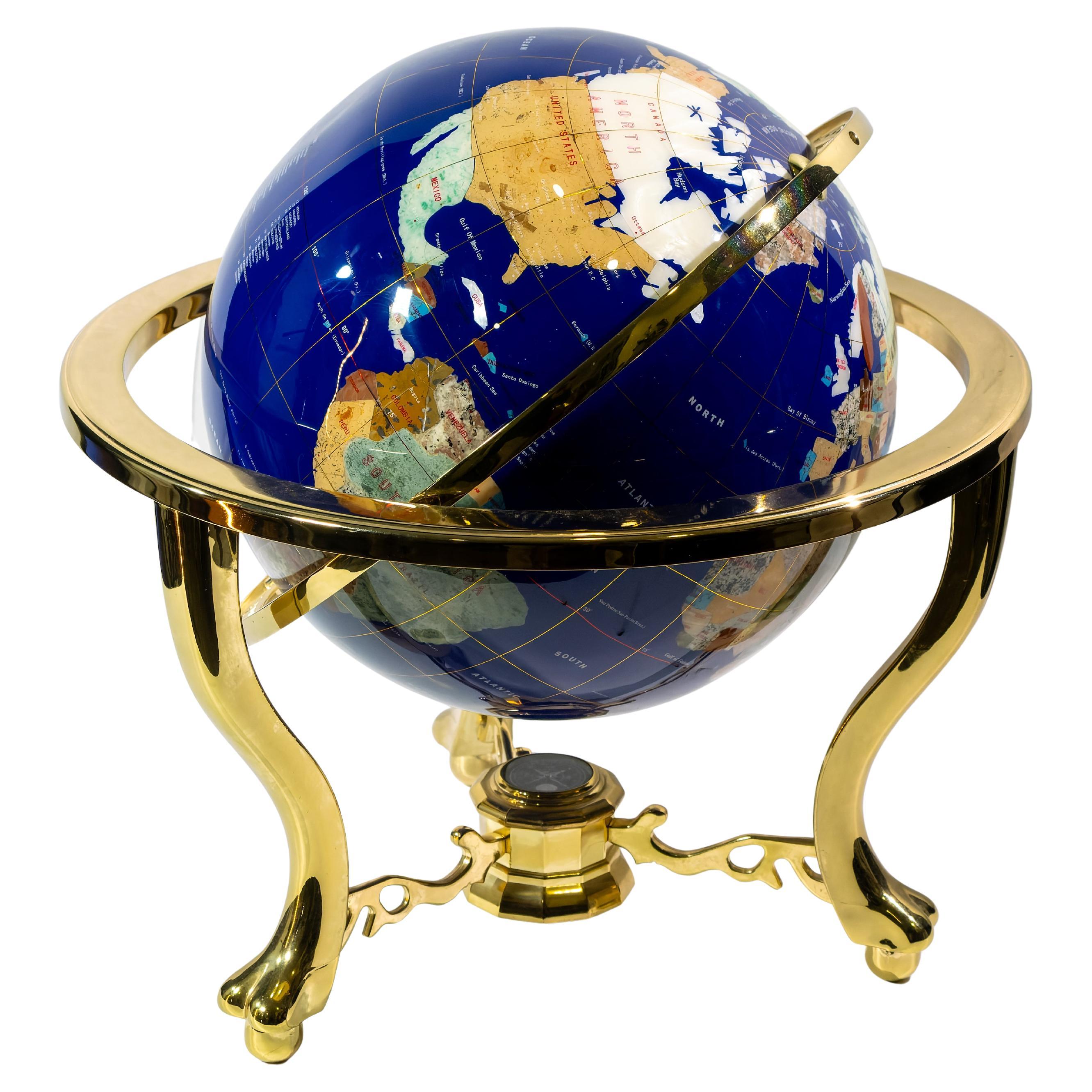 Earth table globe attributed to Maitland