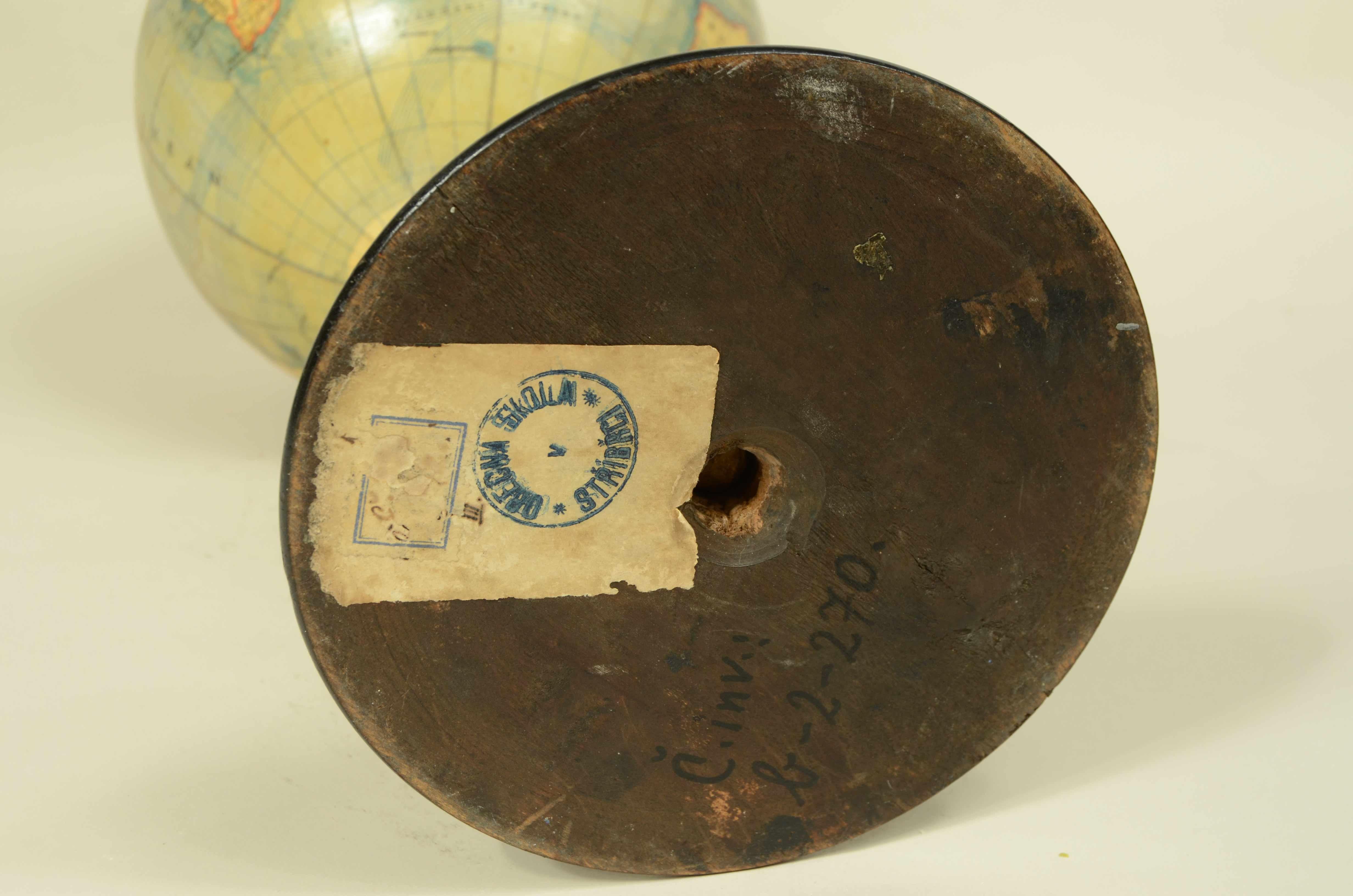 Globo del geografo cartografo dell’ Impero Austro-Ungarico Jan Felkl  del 1870 in vendita 13
