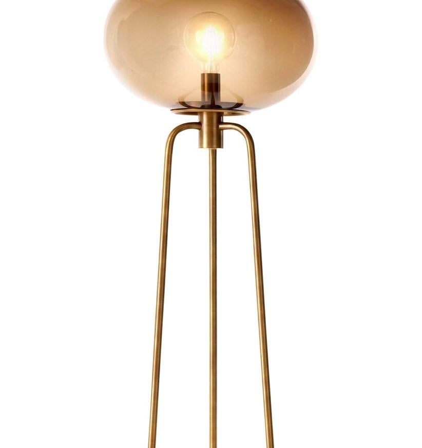 Italian Globo Floor Lamp