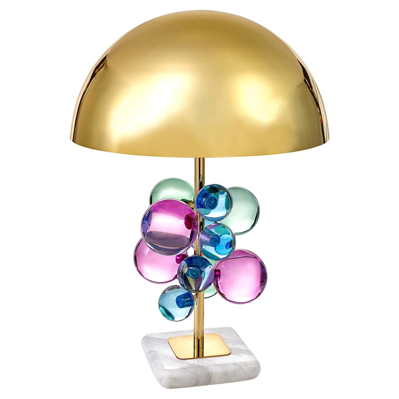 Globo Lucite Table Lamp