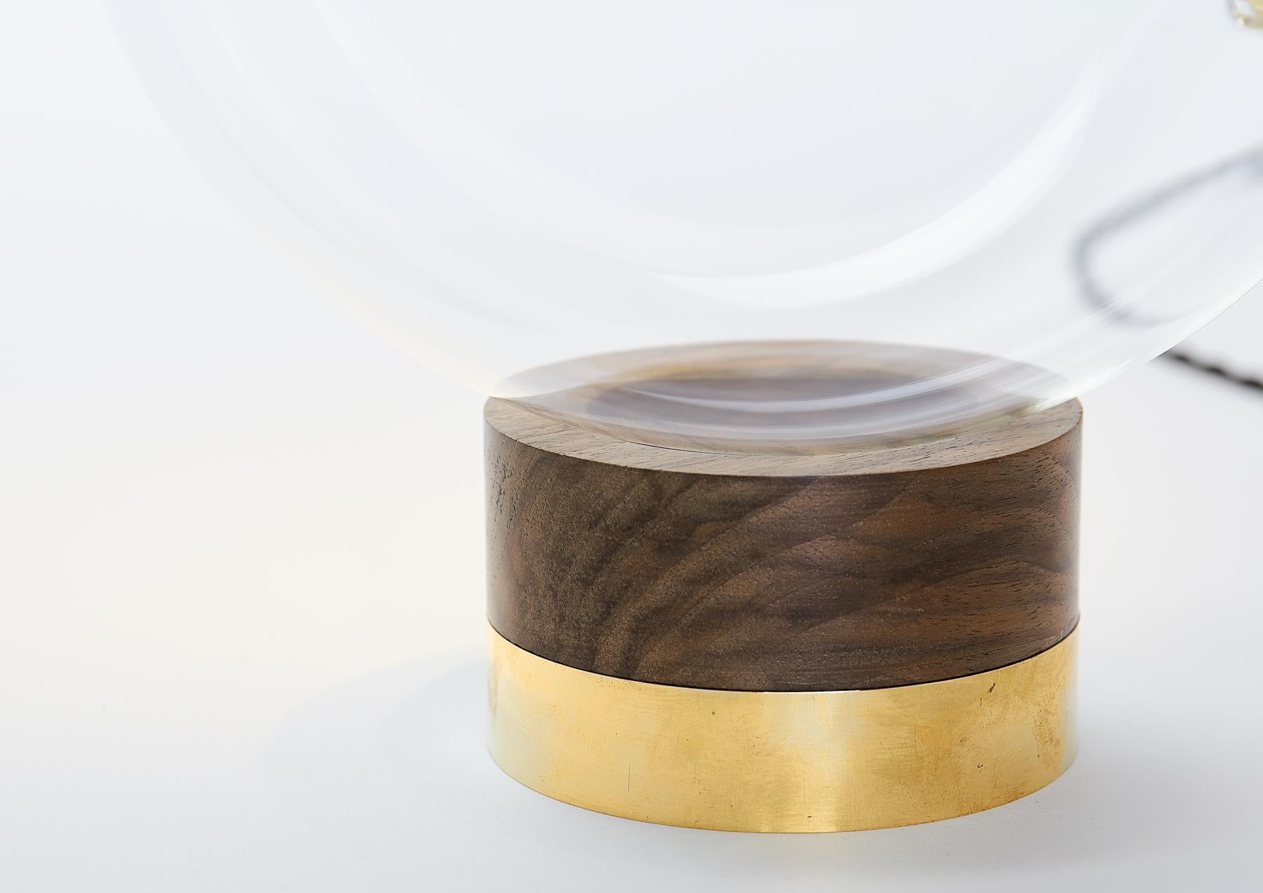 Globo Neptune Skulpturale verstellbare Tisch-/Floor-Lampe Dimmbarer Soft Touch-Sensor (Italienisch) im Angebot