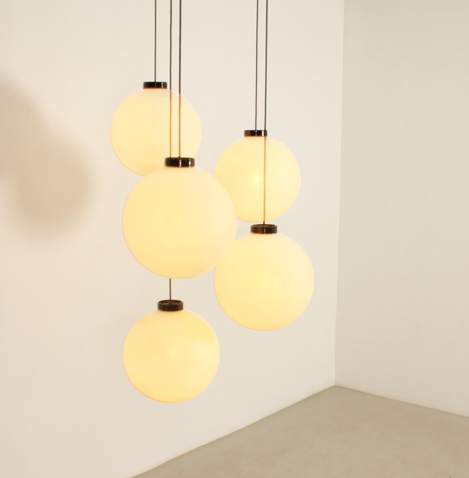 Globo Pendant Lamp by Miguel Milá for Polinax, Spain, 1965 For Sale 8