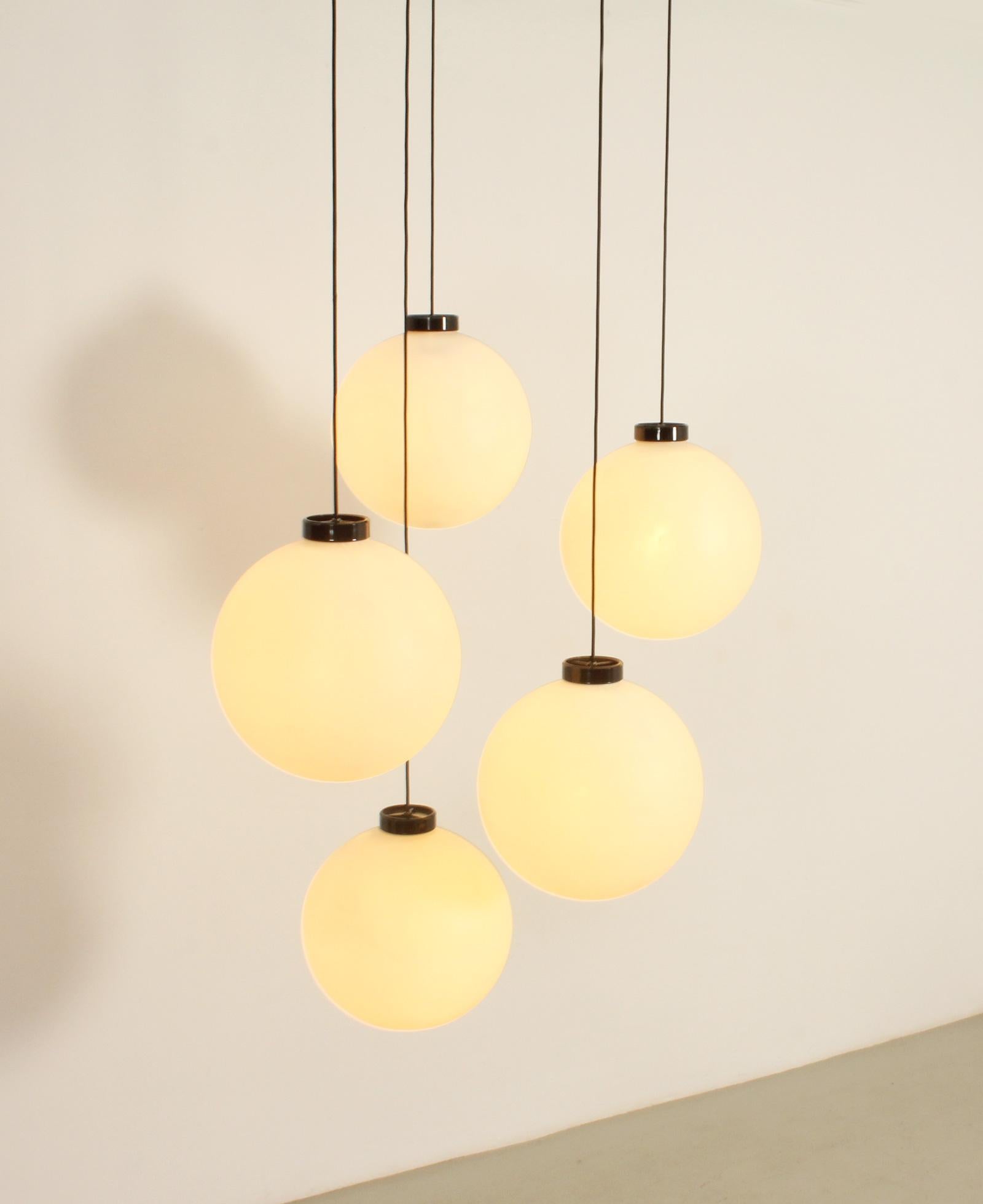 Globo Pendant Lamp by Miguel Milá for Polinax, Spain, 1965 For Sale 9