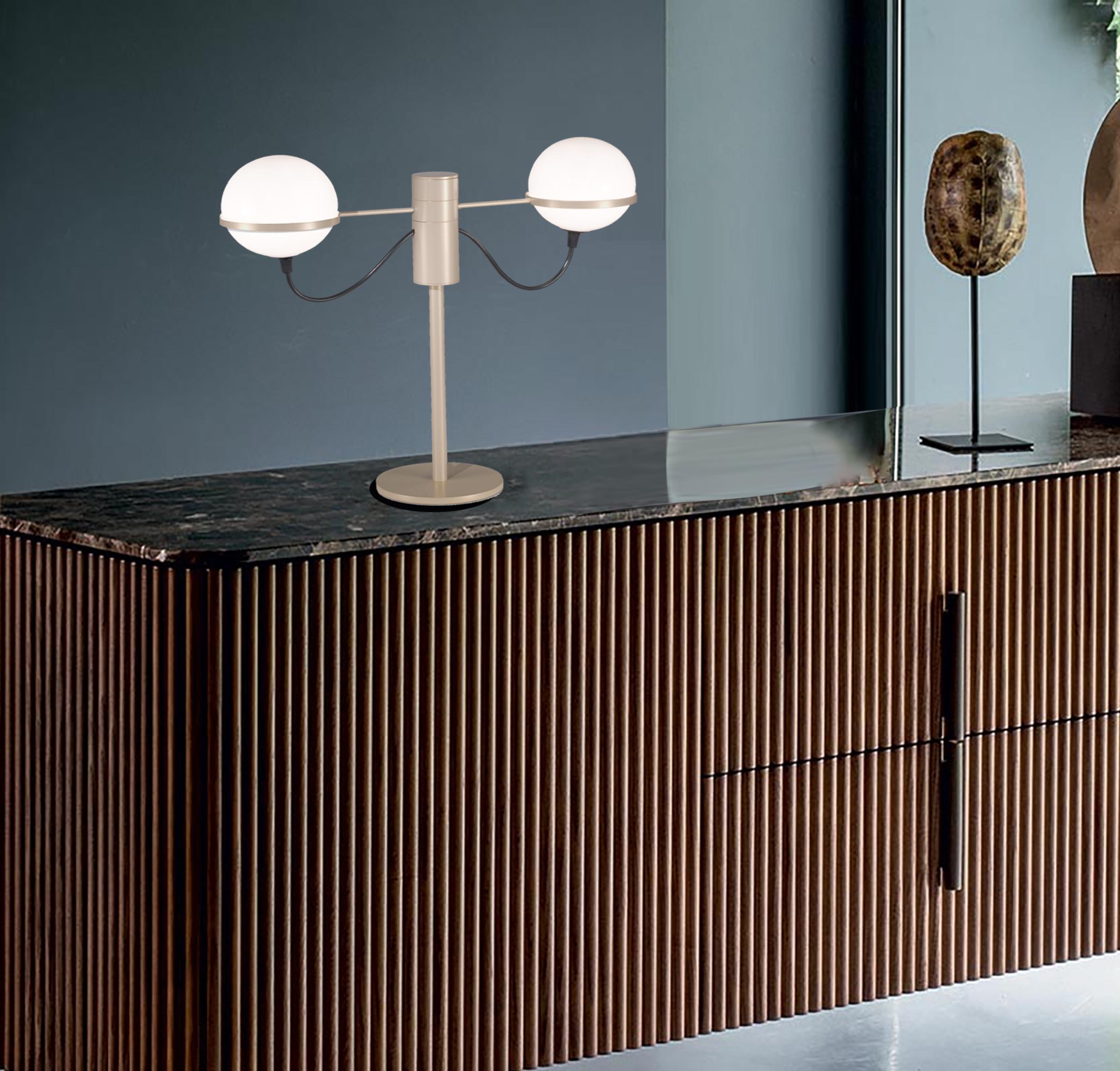Italian Globo Table Lamp by Fabio Ltd For Sale
