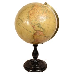 Globo terrestre dell’istituto cartografico tedesco Dietrich Reimers Berlin 1909