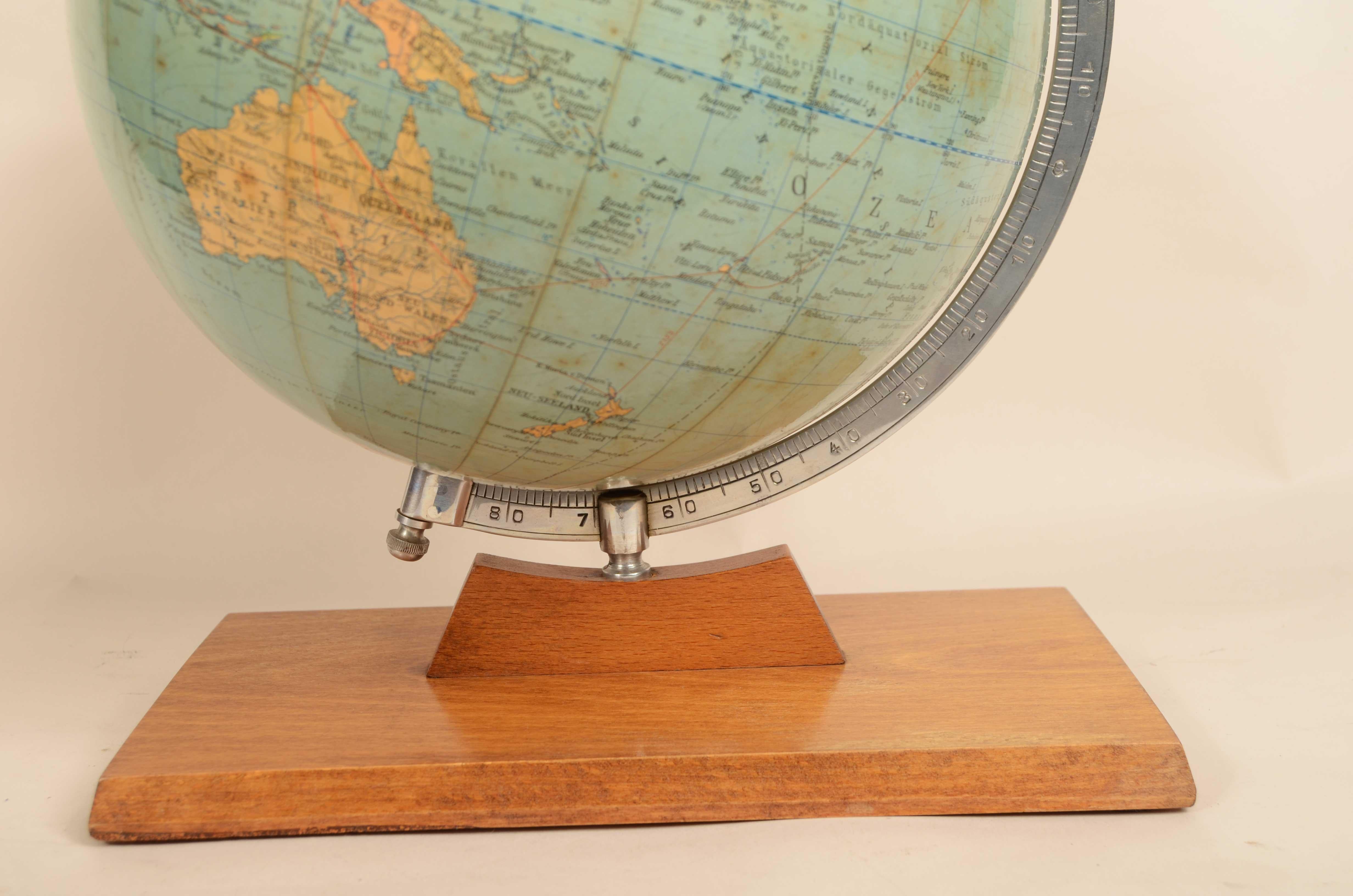 Institut allemand de cartographie globe Dietrich Reimers Berlin 1954 en vente 5